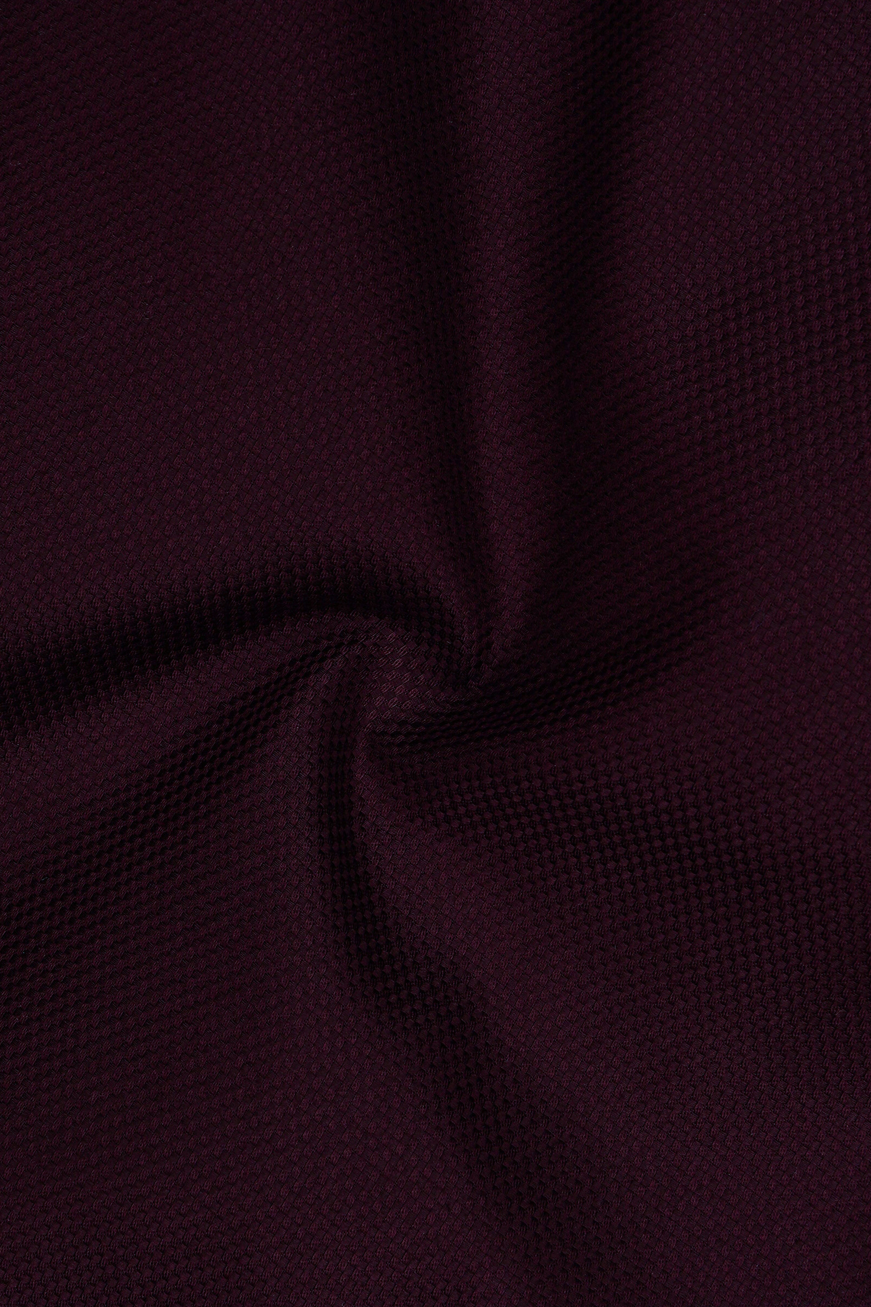 Nexus-Asphalt Purple Dobby Textured Premium Giza Cotton Dress Shirt