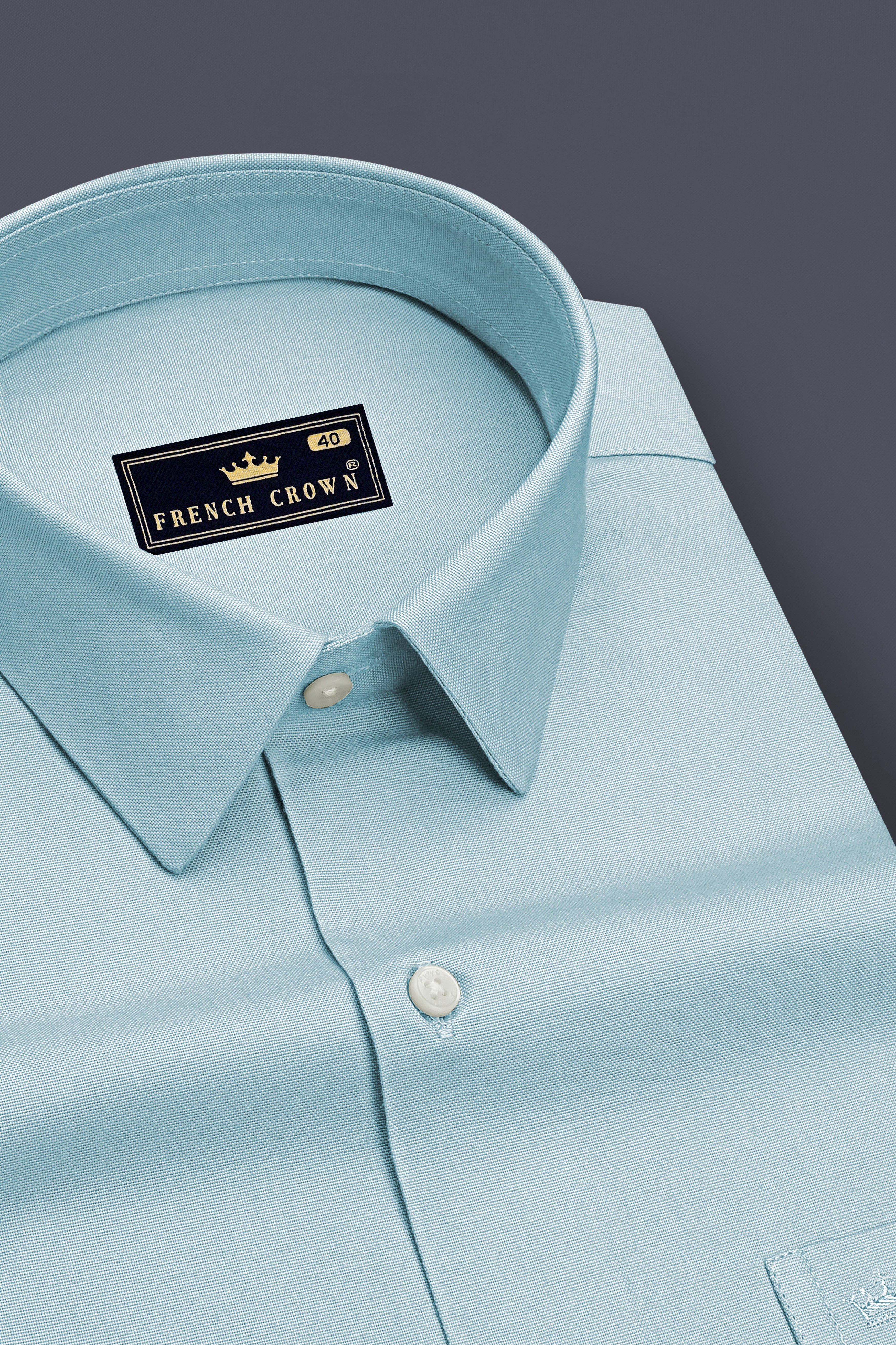 Verdel-Jungle Mist Green Oxford Premium Cotton Dress Shirt