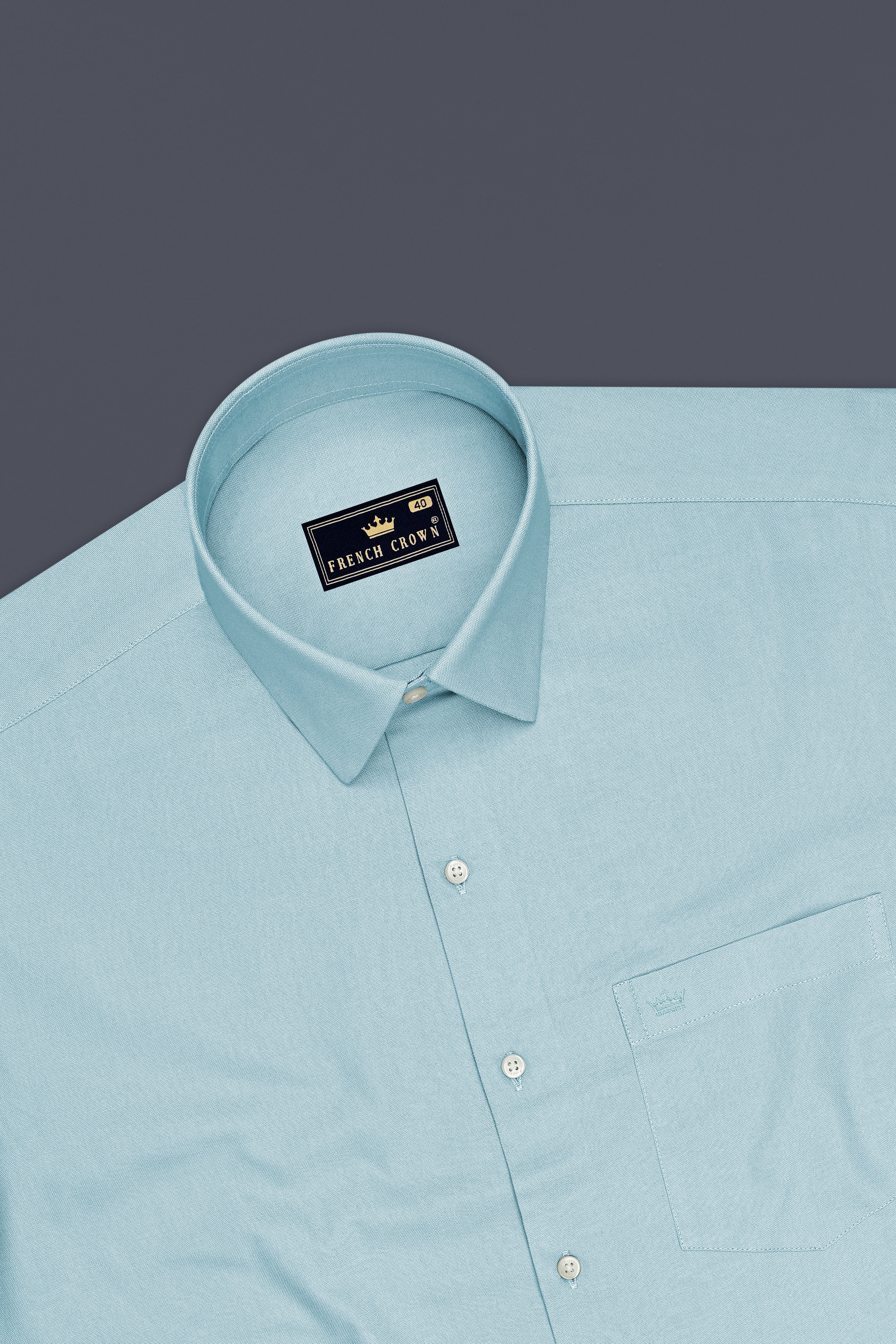 Verdel-Jungle Mist Green Oxford Premium Cotton Dress Shirt