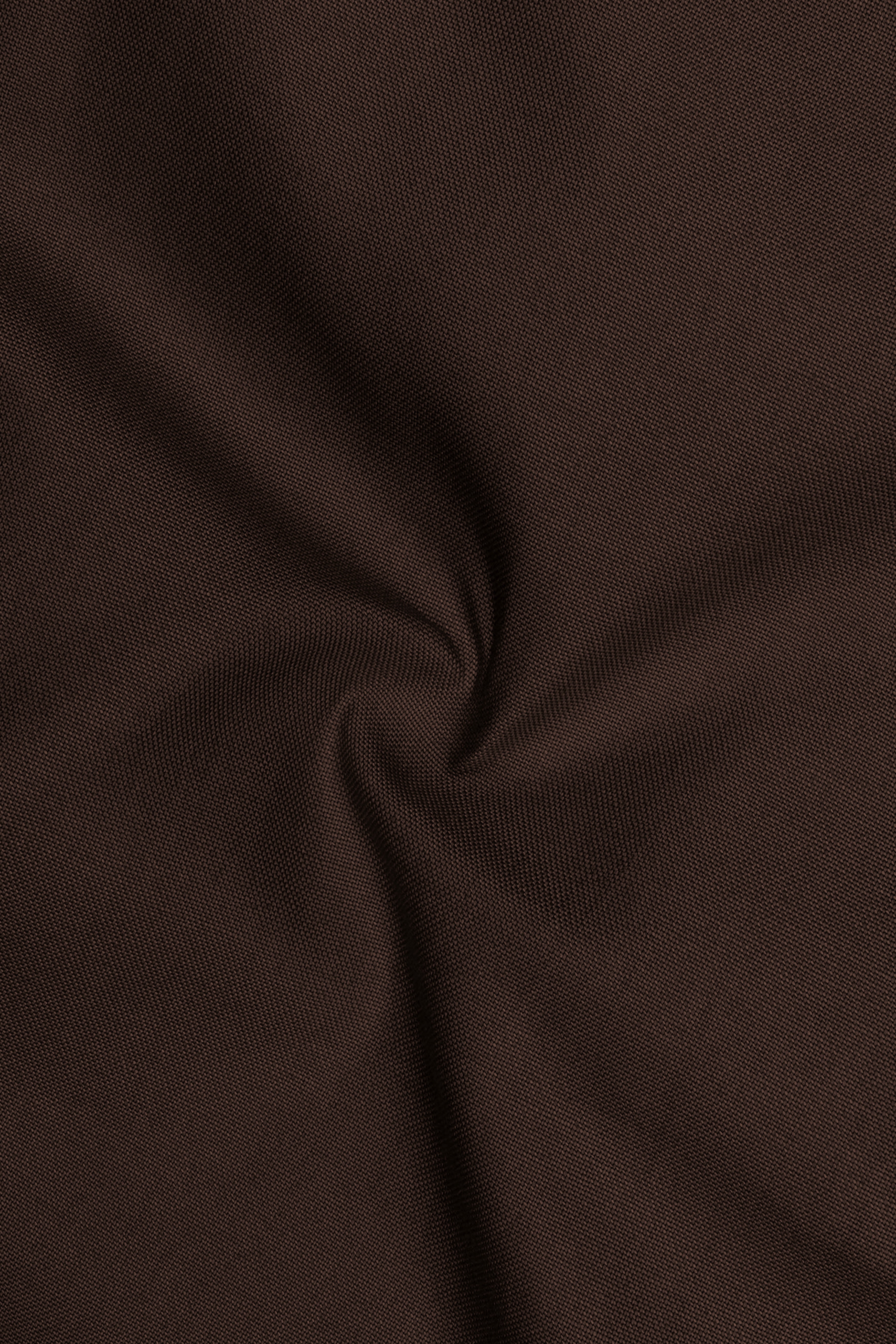 Russet-Iroko Brown Oxford Premium Cotton Dress Button Down Shirt