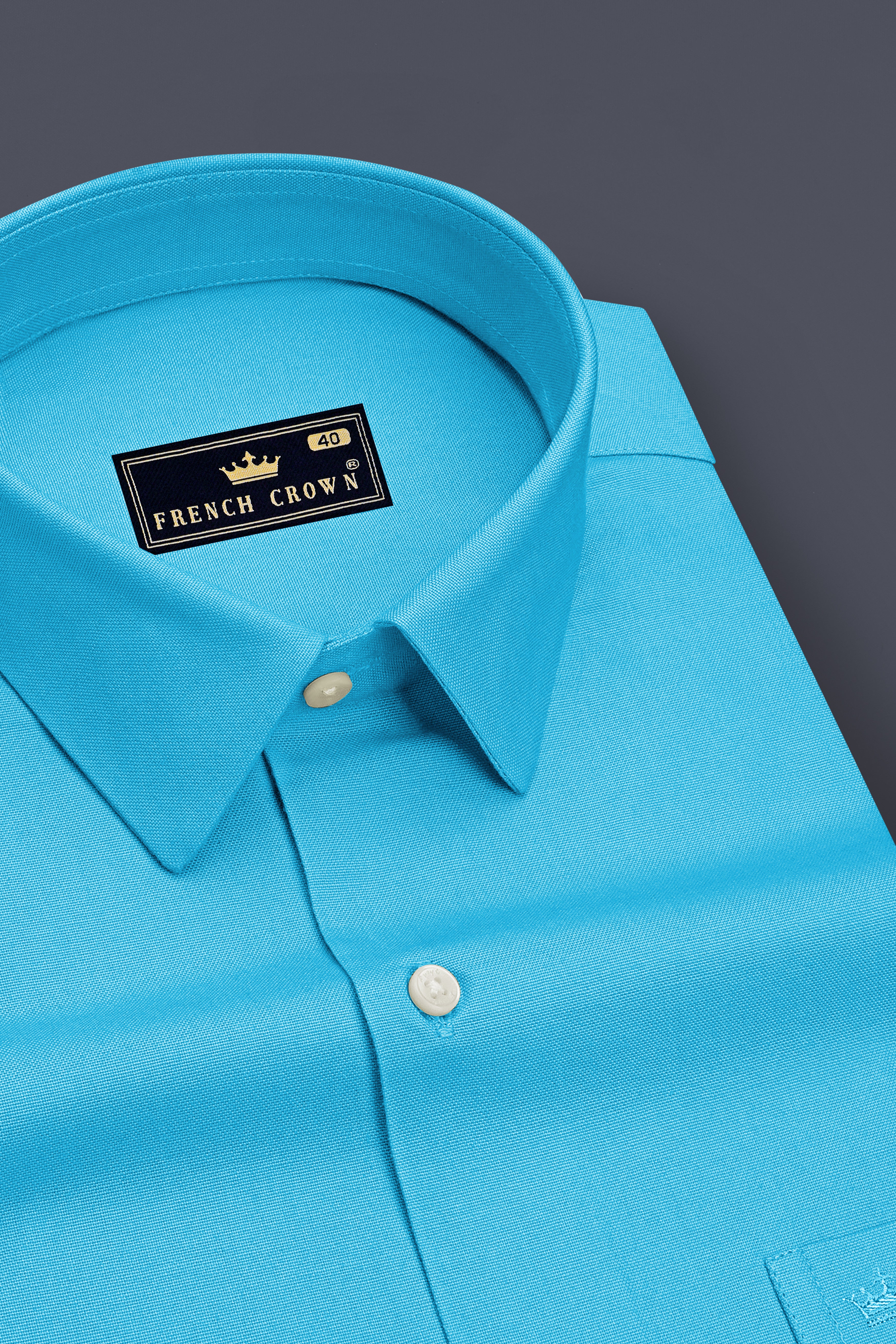 Maris-Jallyfish Blue Oxford Premium Cotton Dress Shirt