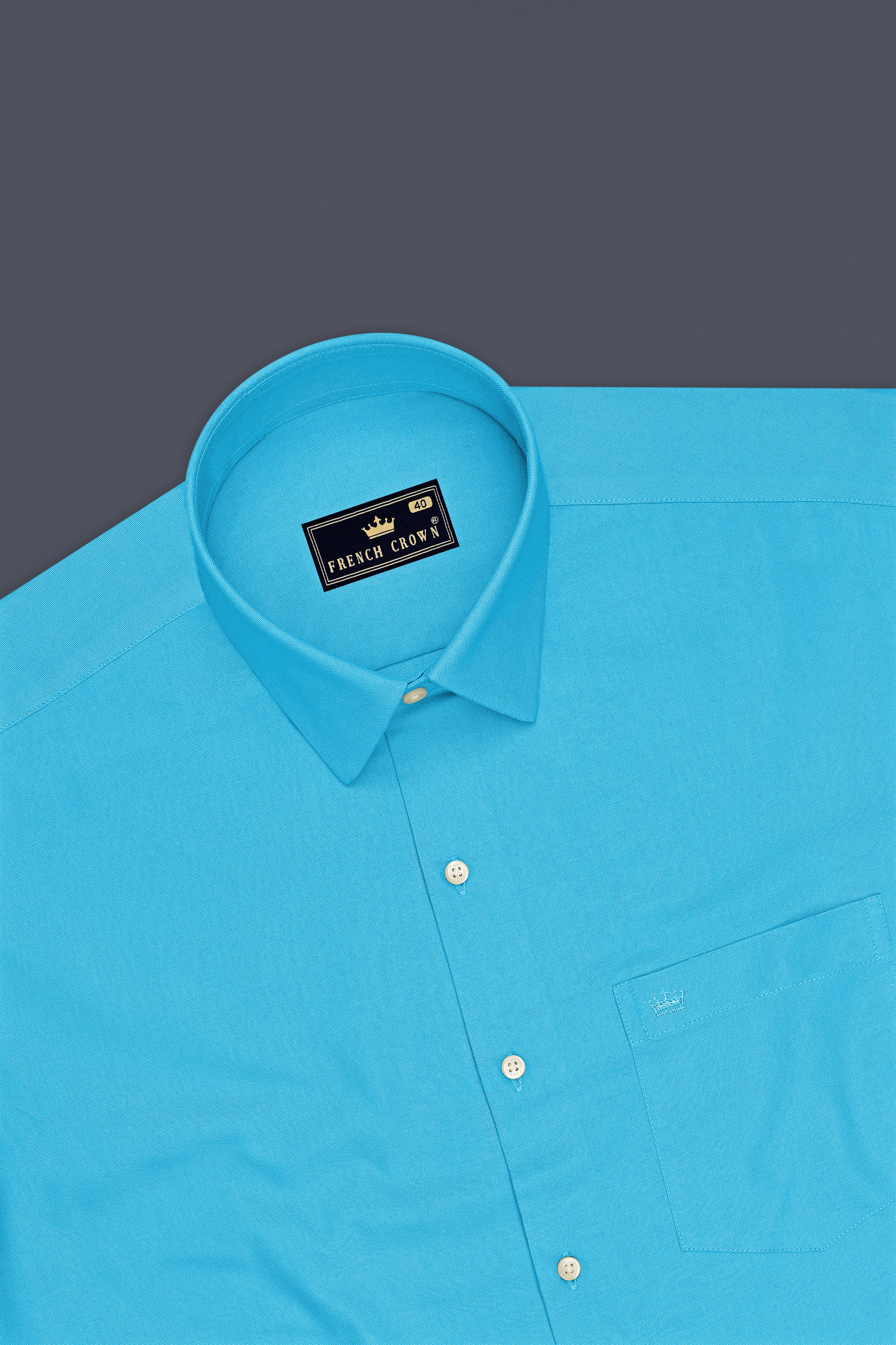 Maris-Jallyfish Blue Oxford Premium Cotton Dress Shirt