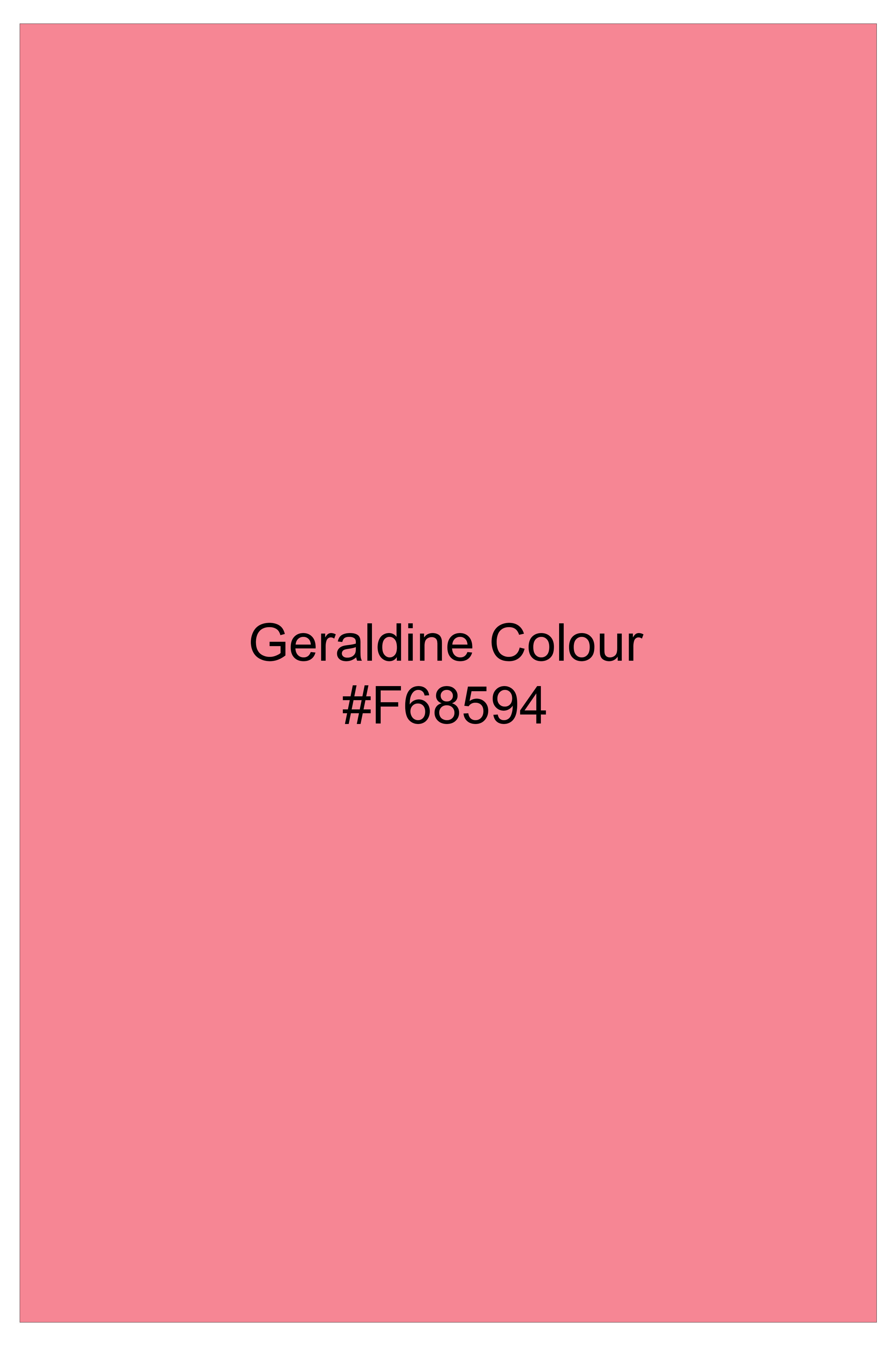 Pechelle-Geraldine Peach Oxford Premium Cotton Dress Shirt