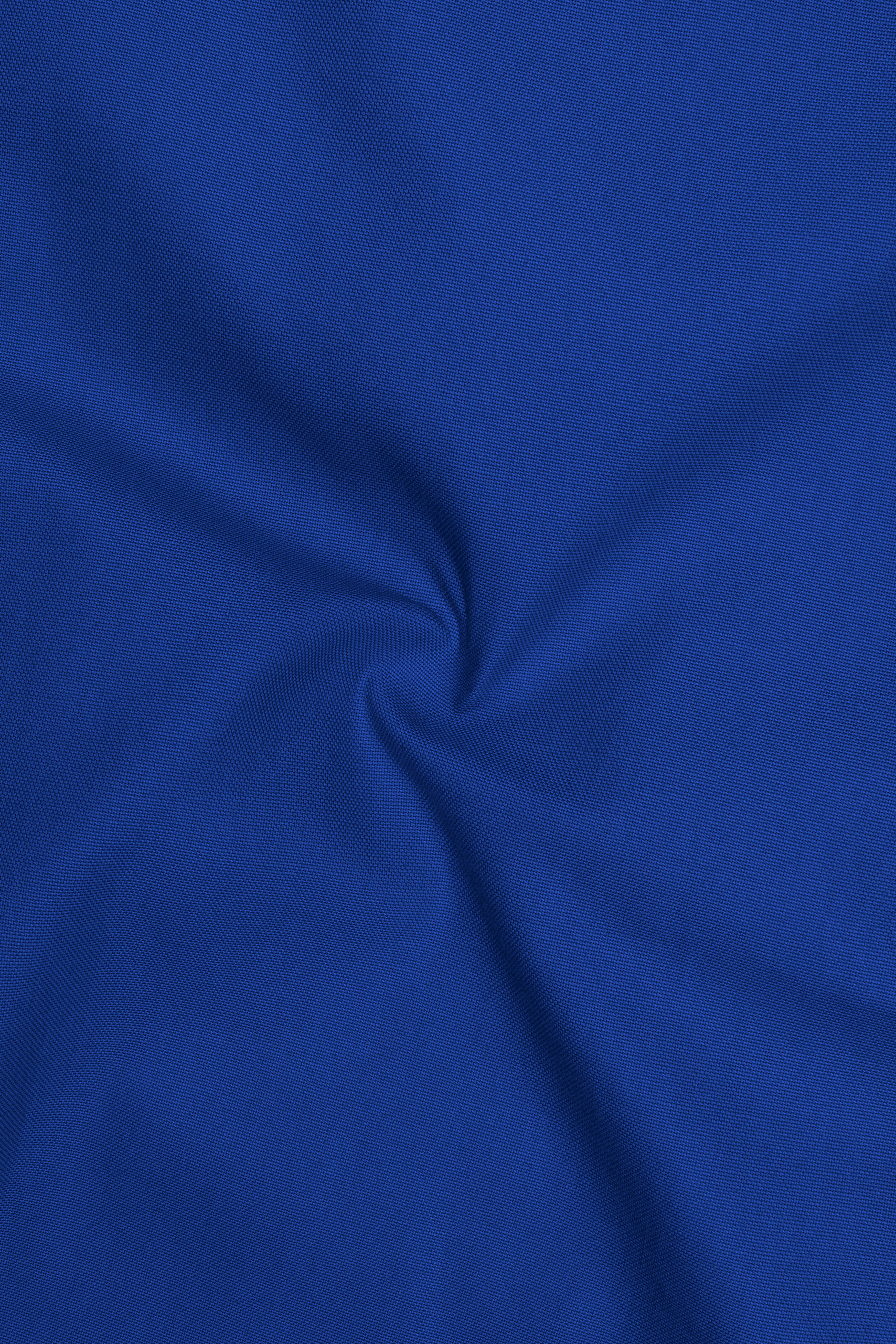 Majesty-Royal Blue Oxford Premium Cotton Dress Shirt