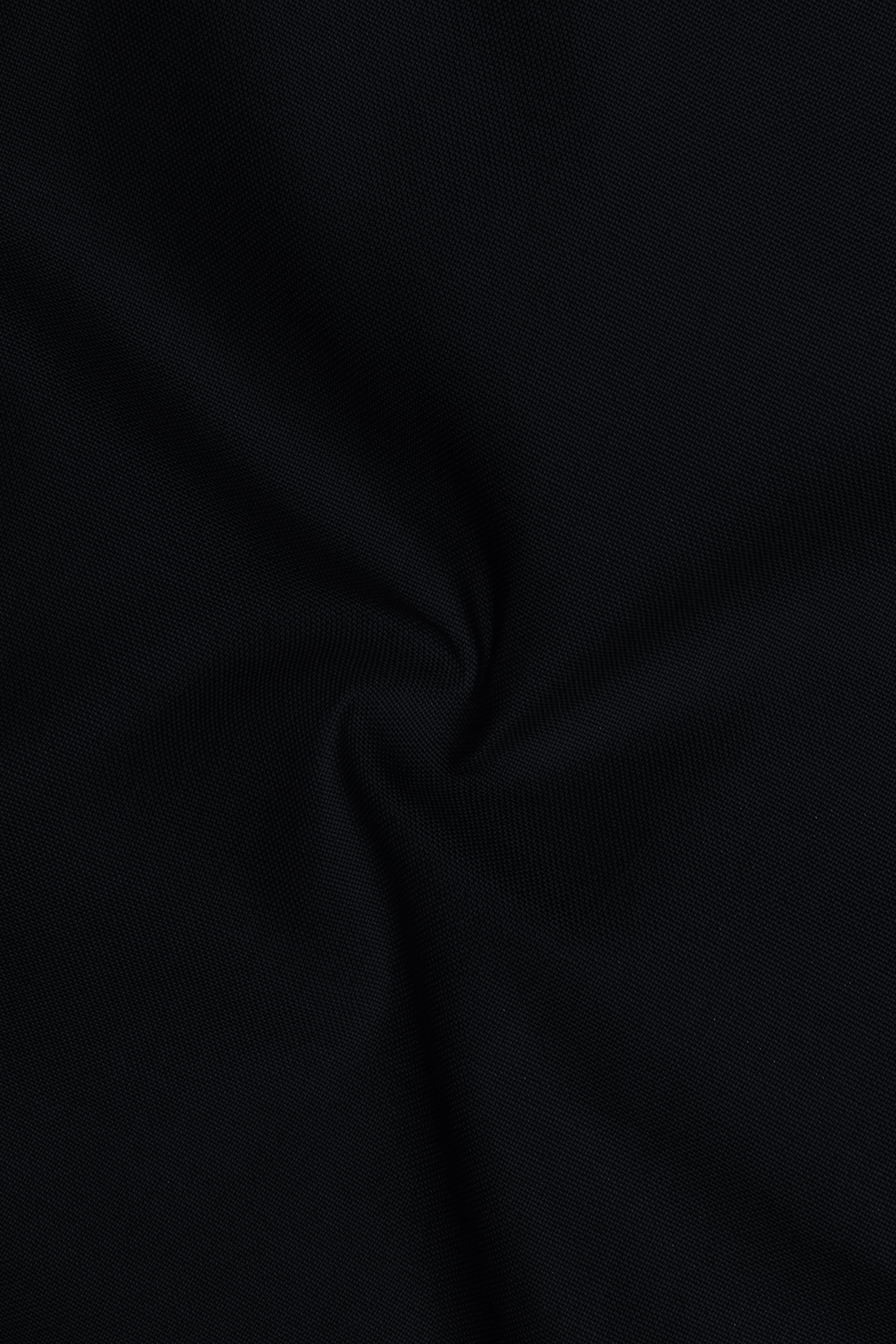 Eclipse-Jade Black Oxford Premium Cotton Dress Button Down Shirt