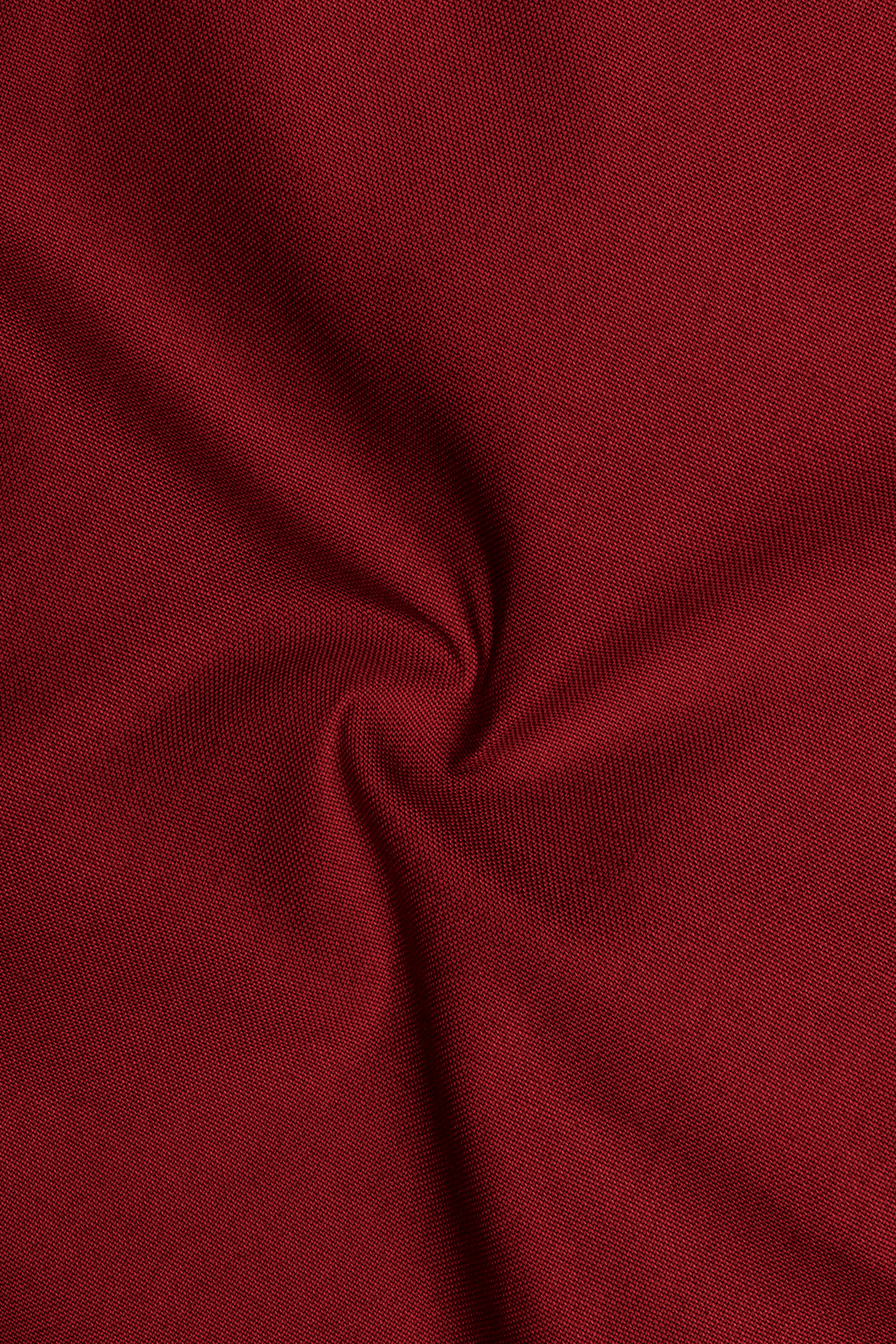 Rouge-Persian Plum Red Oxford Premium Cotton Dress Button Down Shirt