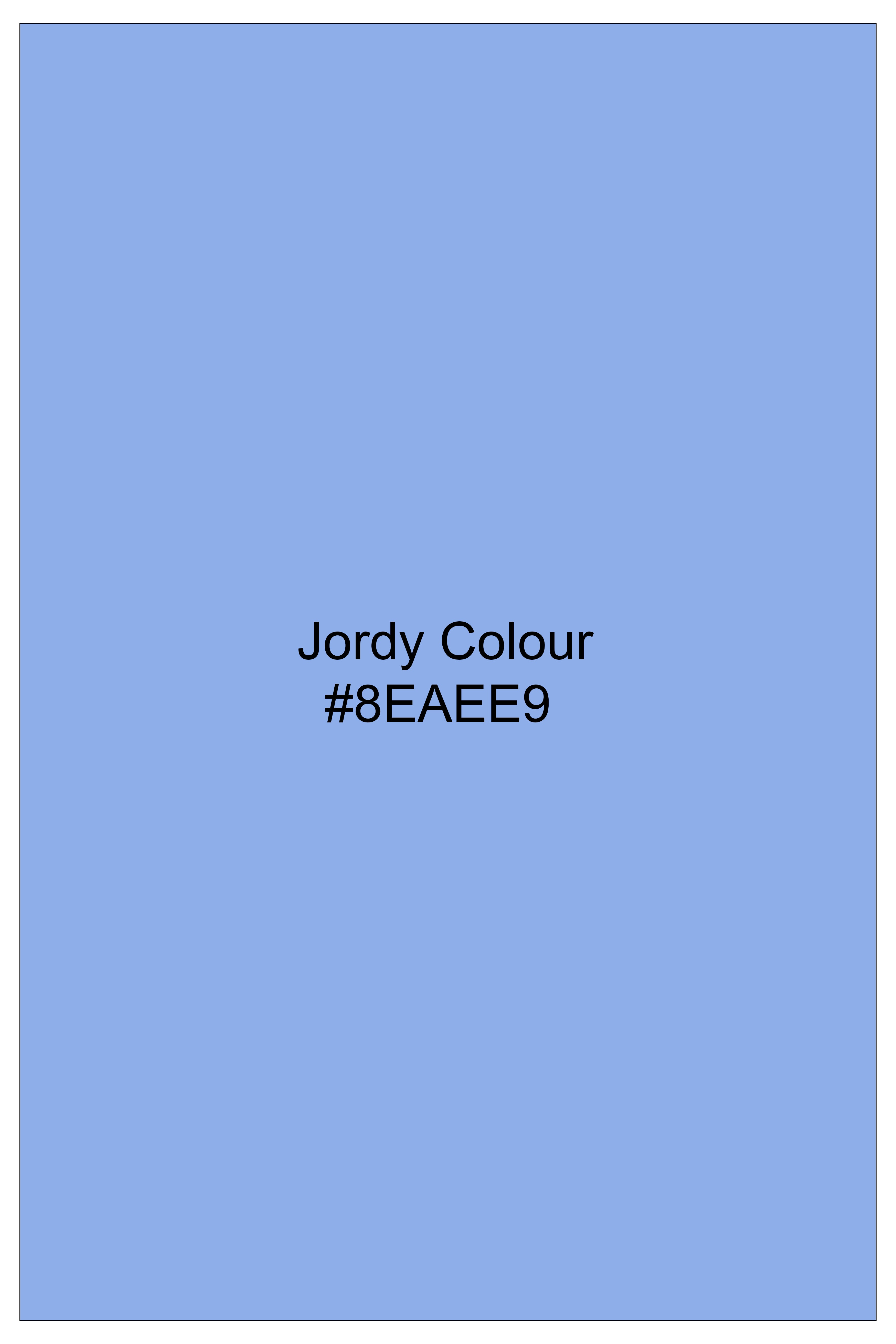 Verto-Jordy Blue Oxford Premium Cotton Dress Button Down Shirt