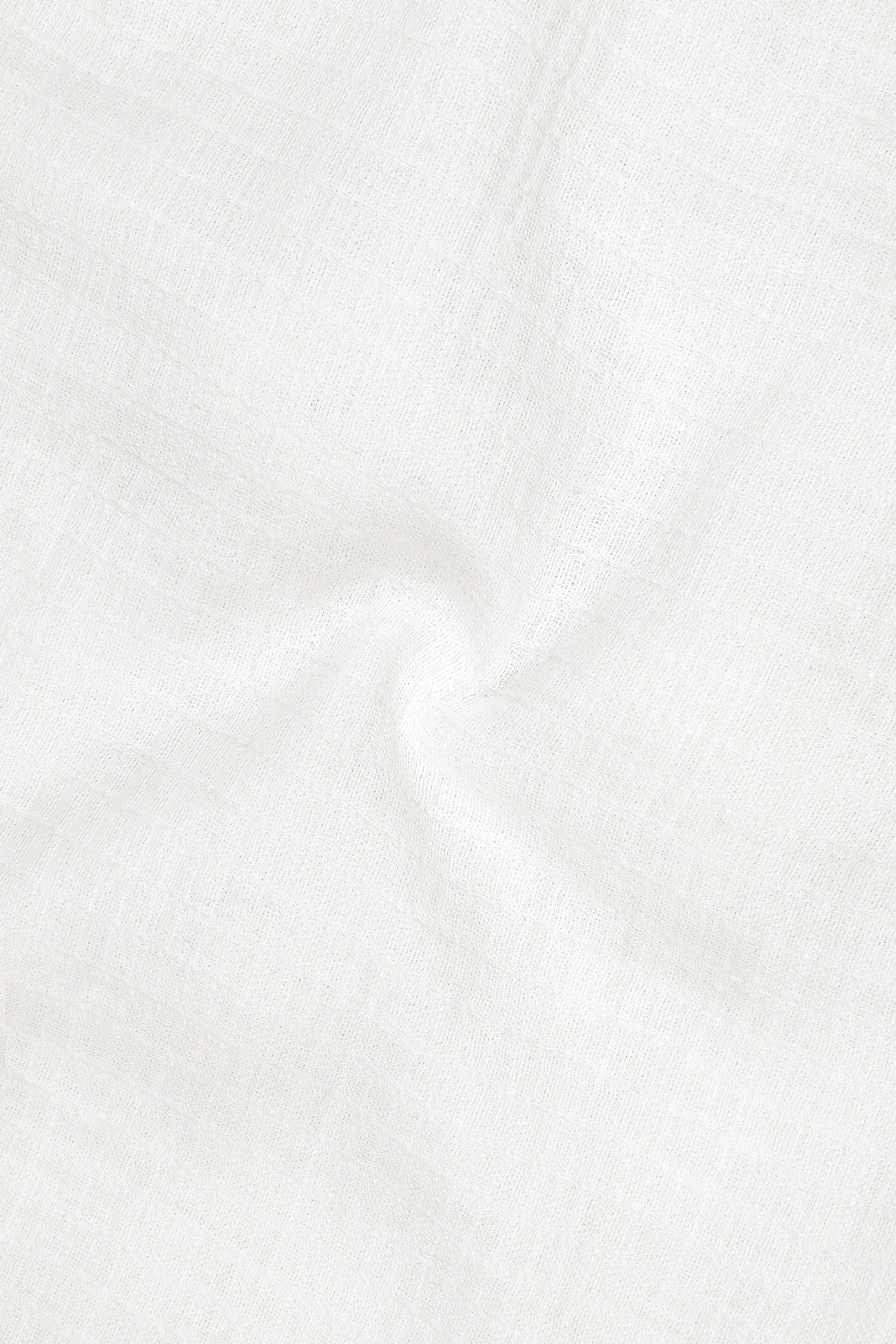 Orien-Merino White Textured Luxurious Linen Casual Kurta Shirt