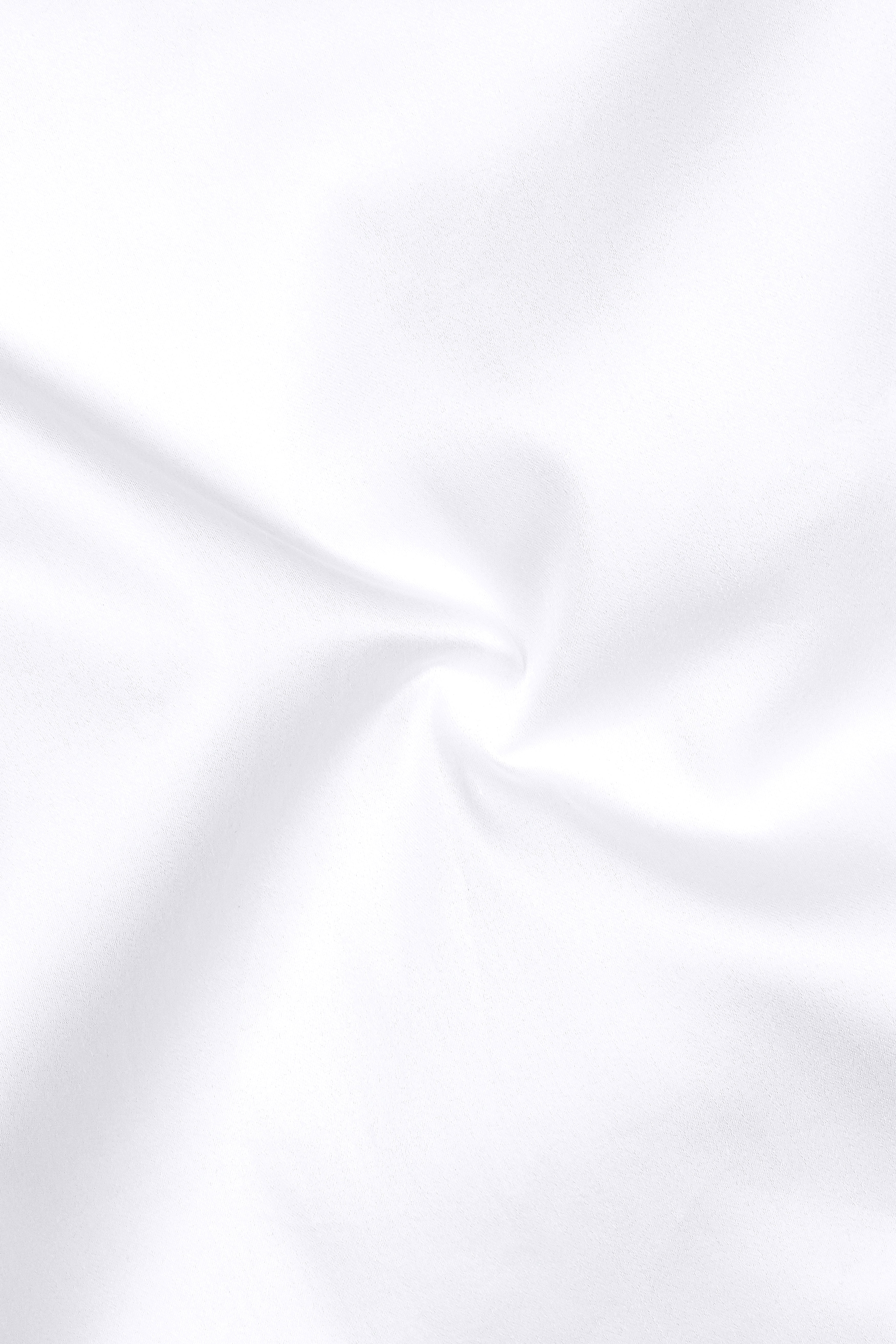 Aura-Bright White Subtle Sheen Super Soft Premium Cotton Dress Shirt