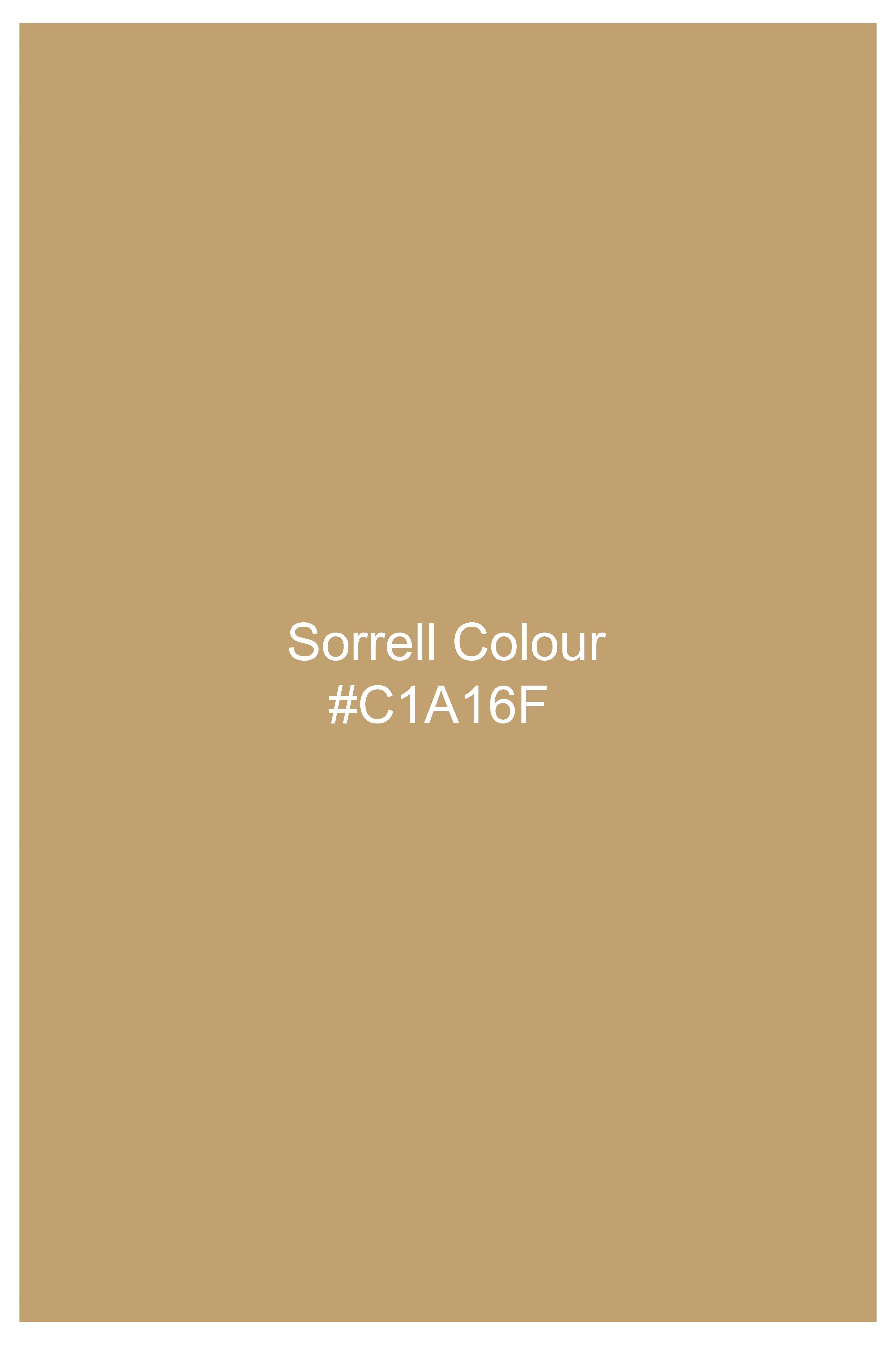 Eldor-Sorrell Brown Dobby Textured Premium Giza Cotton Dress Shirt