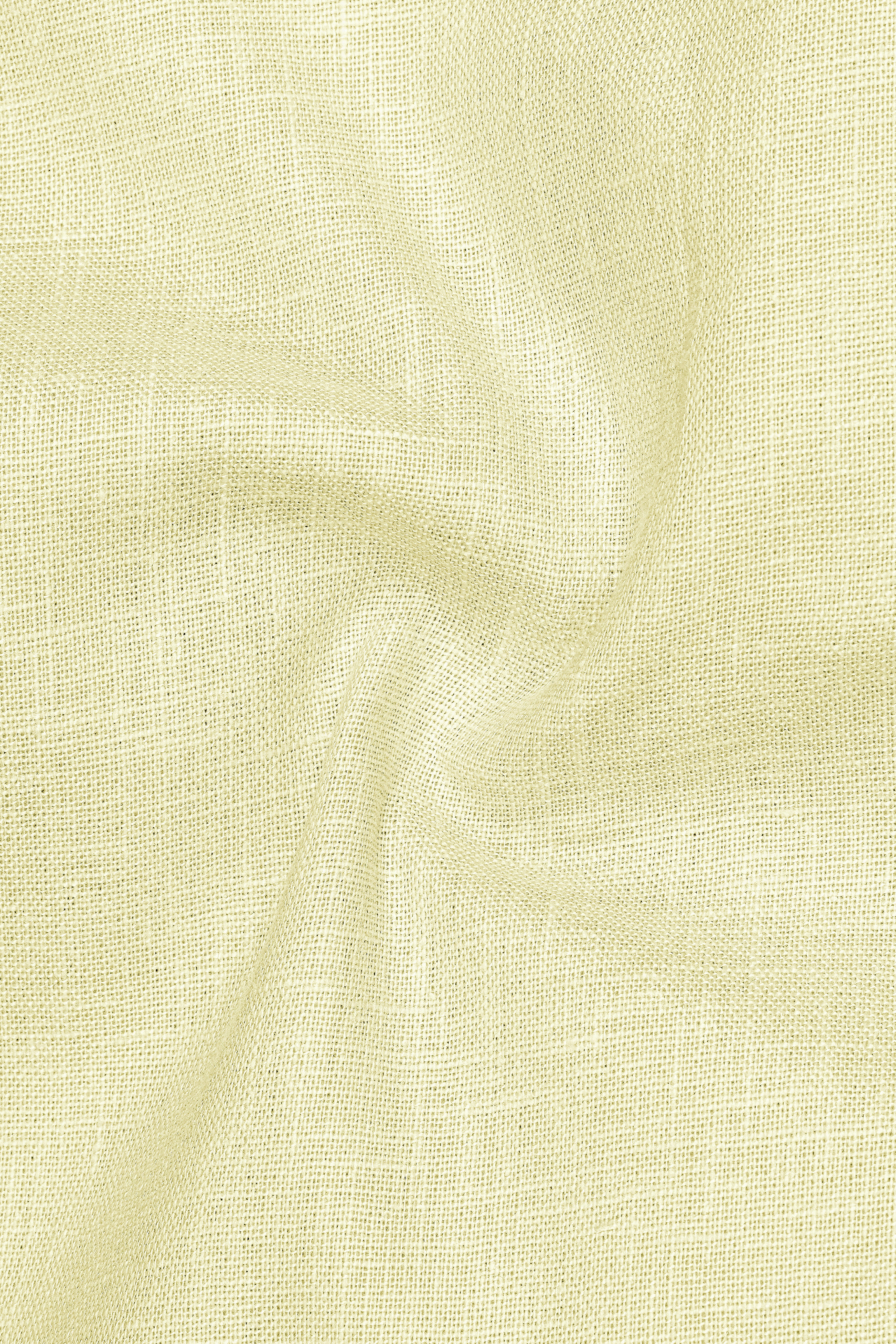 Flavian-Spring Yellow Luxurious Linen Dress Shirt