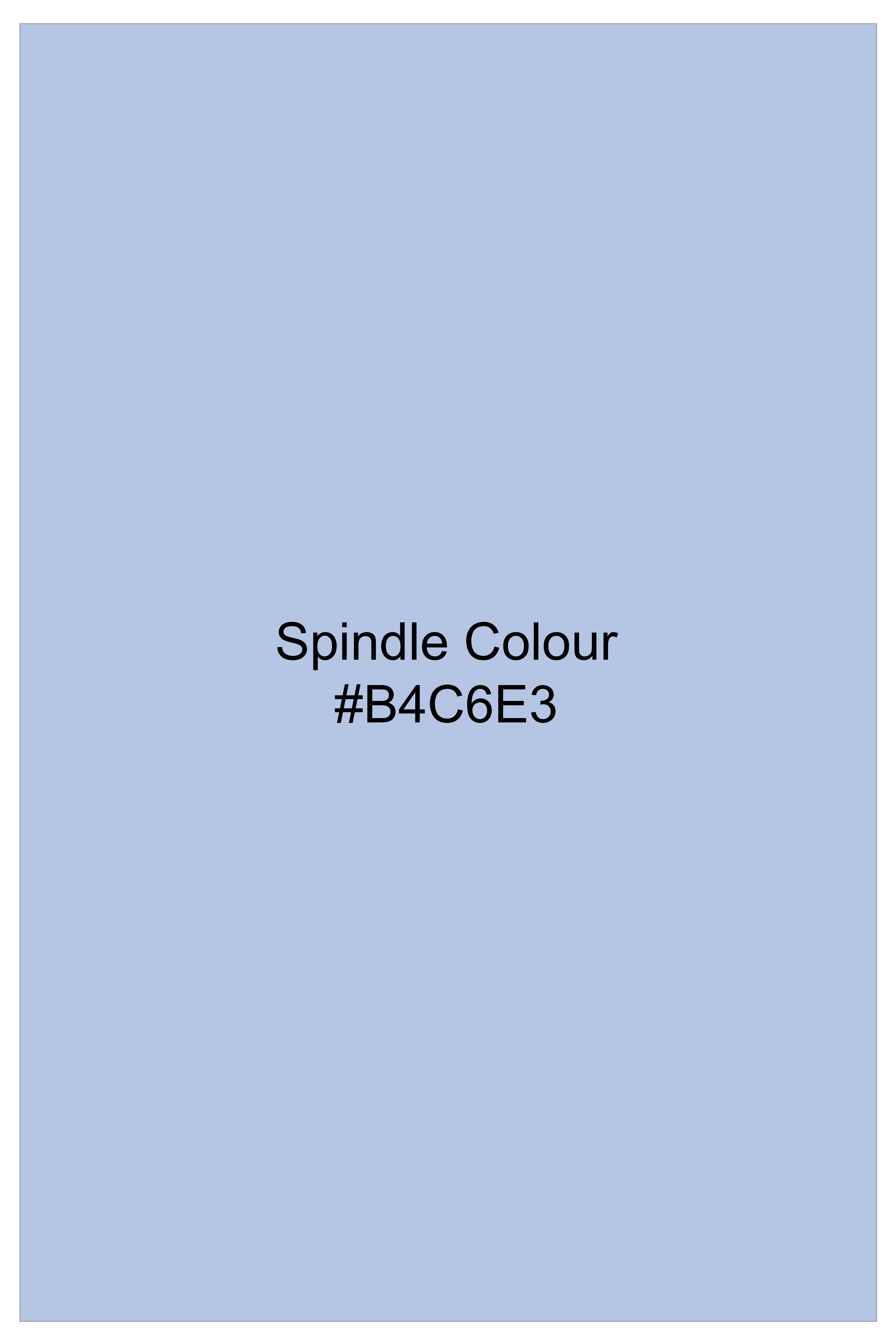 Aster-Spindle Blue Windowpane Subtle Sheen Soft Premium Cotton Dress Shirt