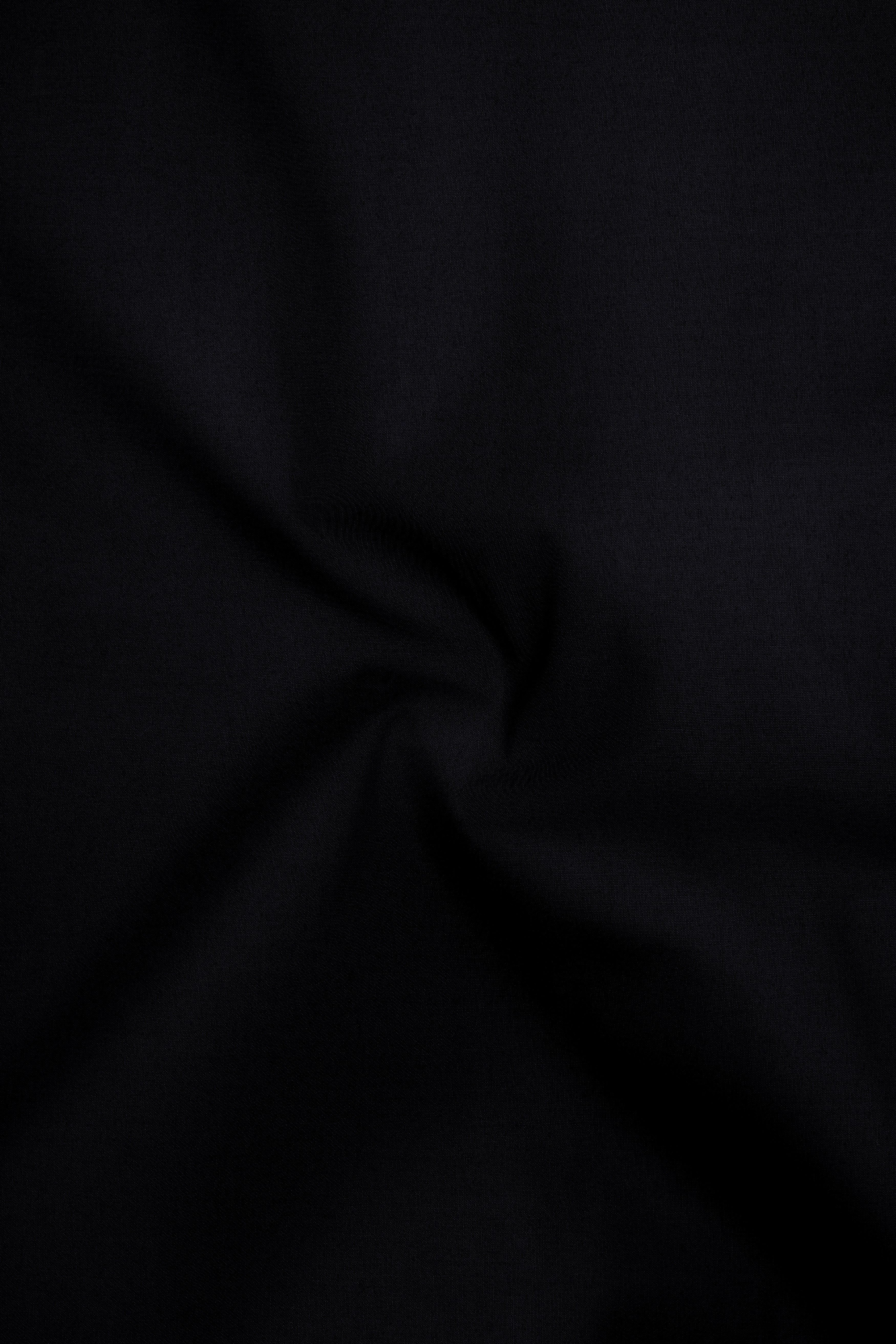 Sovereign-Jade Black Premium Giza Cotton Mandarin Casual Shirt