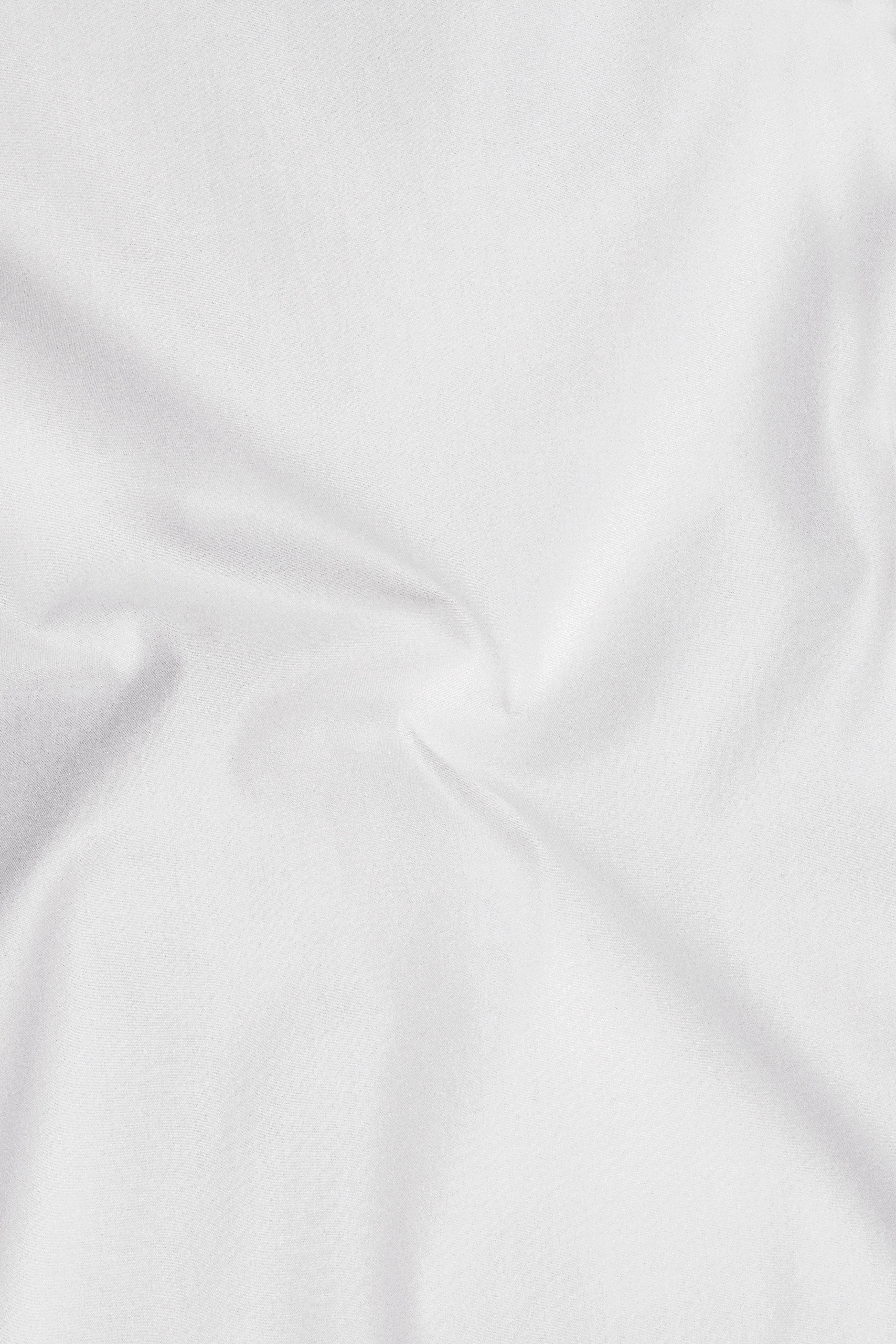 Lumine-Bright White Premium Giza Cotton Cut Away Collar Dress Shirt