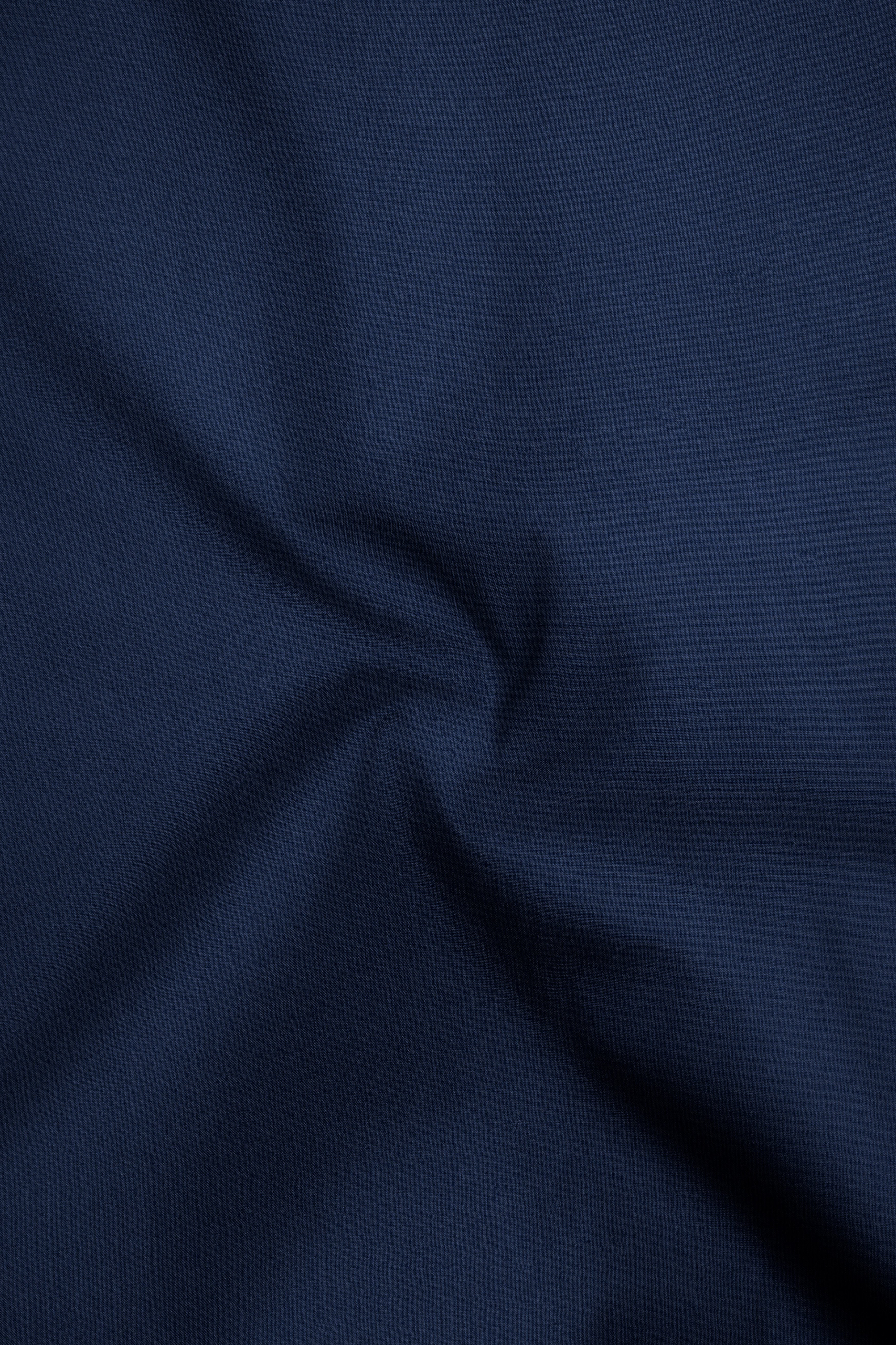 Noctis-Big Stone Navy Premium Giza Cotton Mandarin Casual Shirt