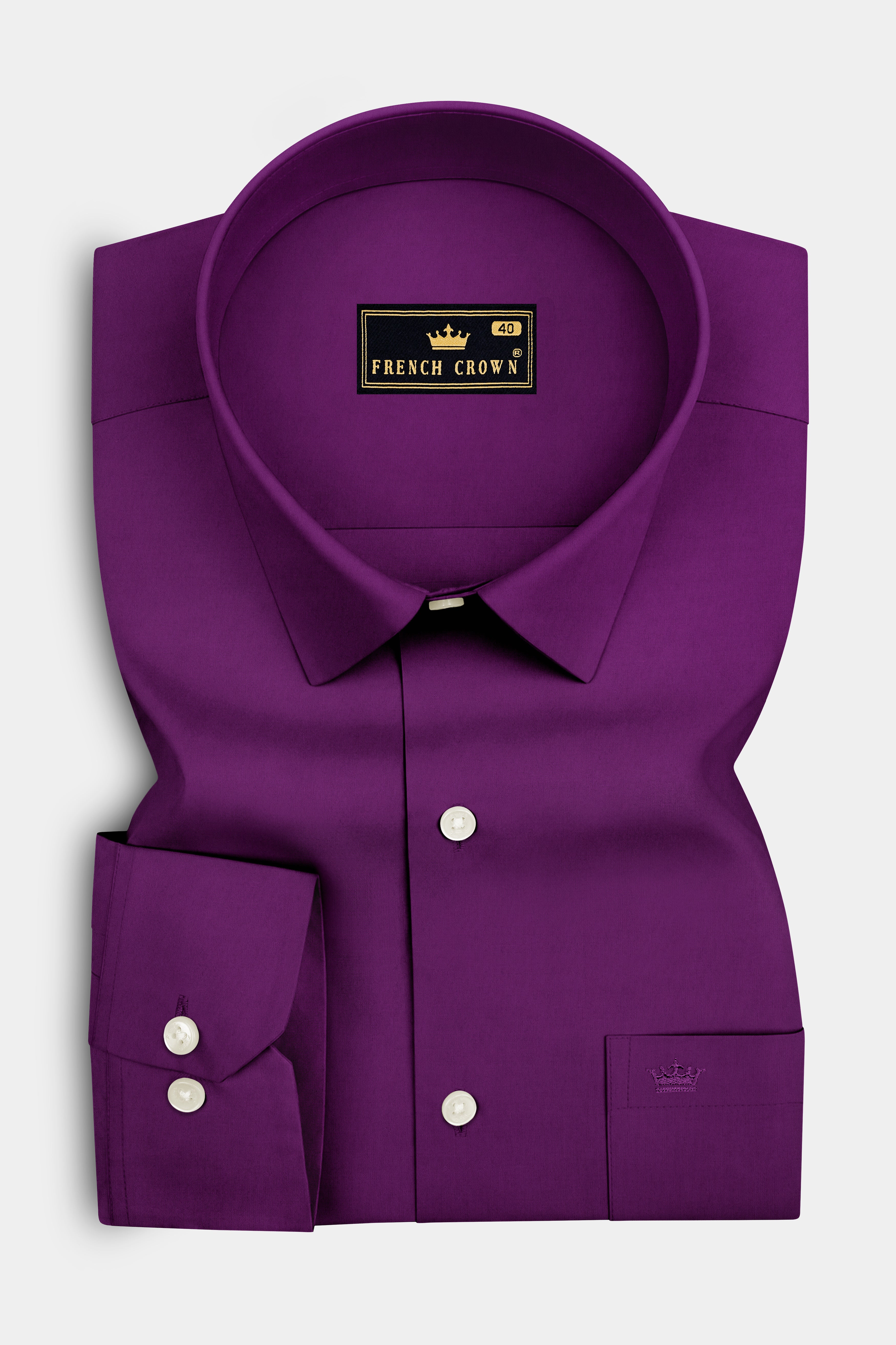 Imperium-Palatinate Purple Premium Giza Cotton Dress Shirt