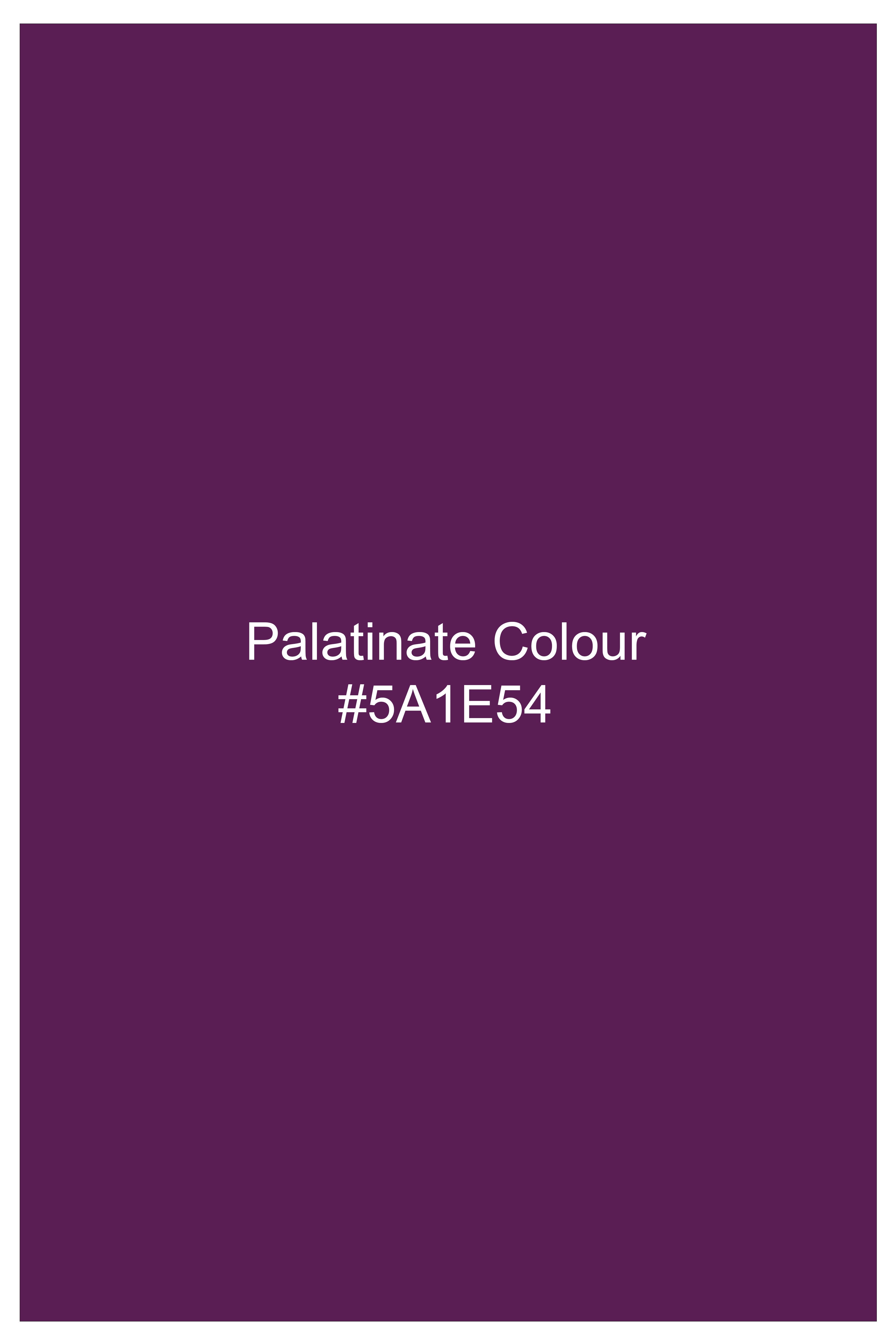 Imperium-Palatinate Purple Premium Giza Cotton Cut Away Collar Dress Shirt