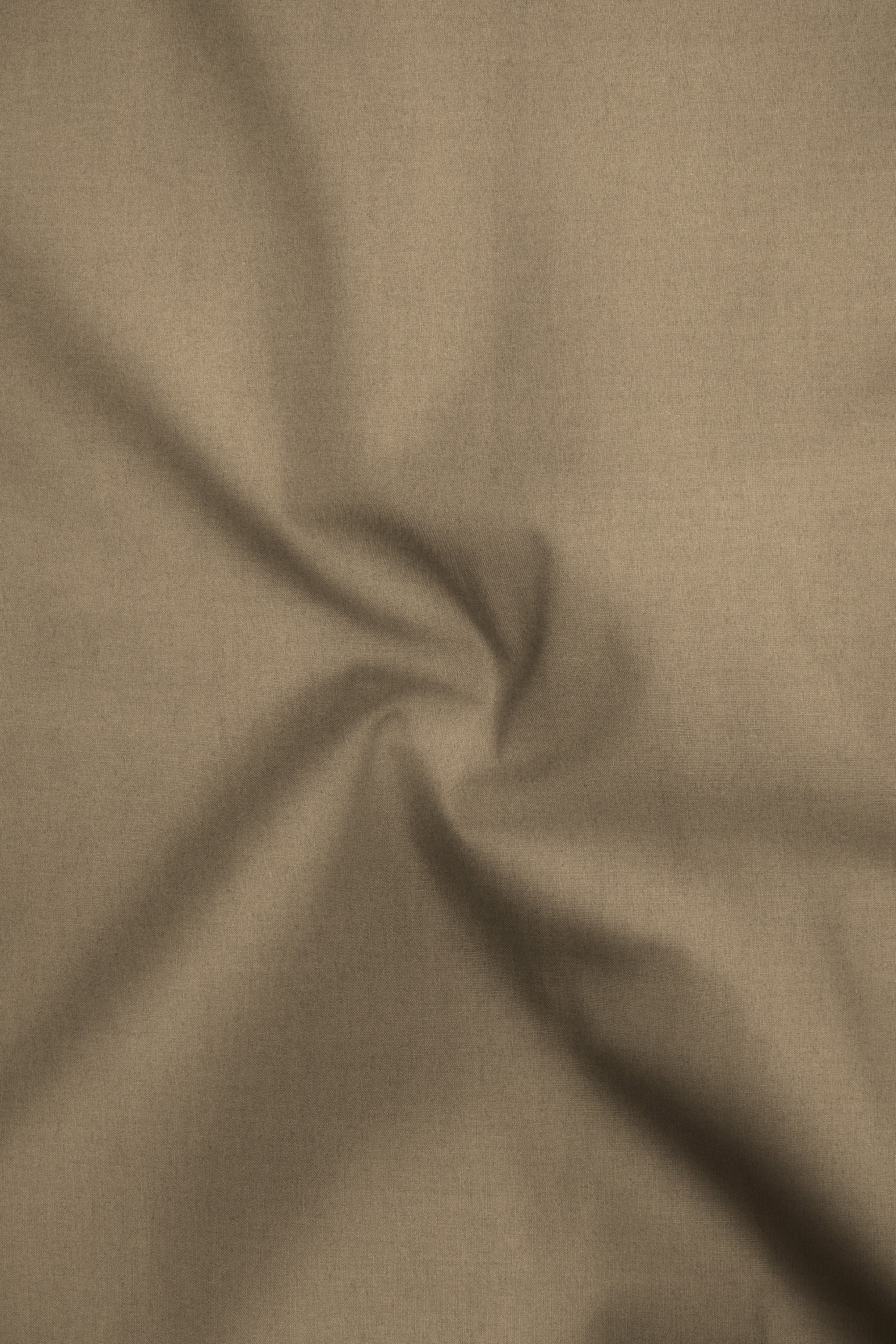 Sienna-Peanut Brown Premium Giza Cotton Cut Away Collar Dress Shirt
