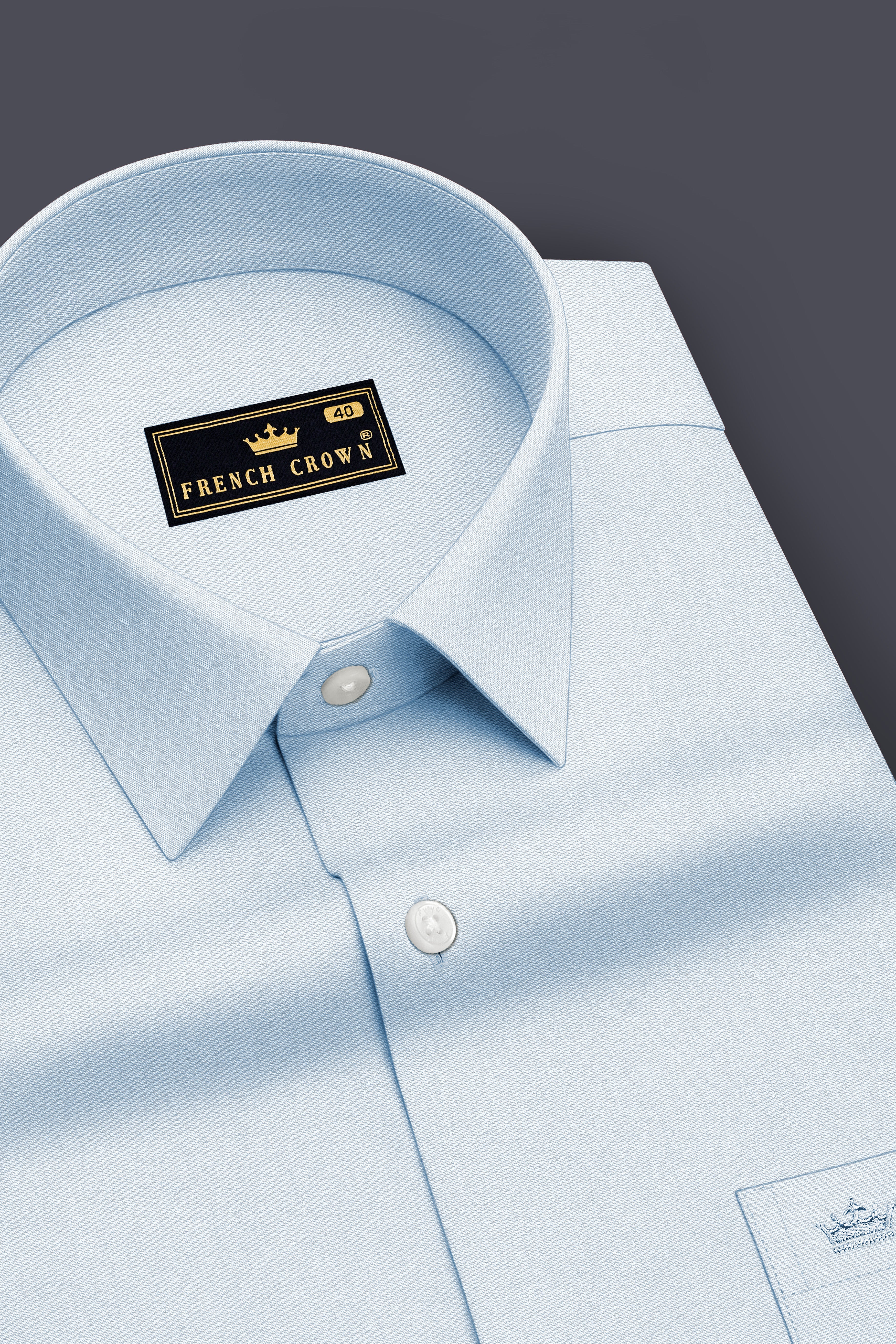 Maris-Tropical Blue Premium Giza Cotton Dress Shirt