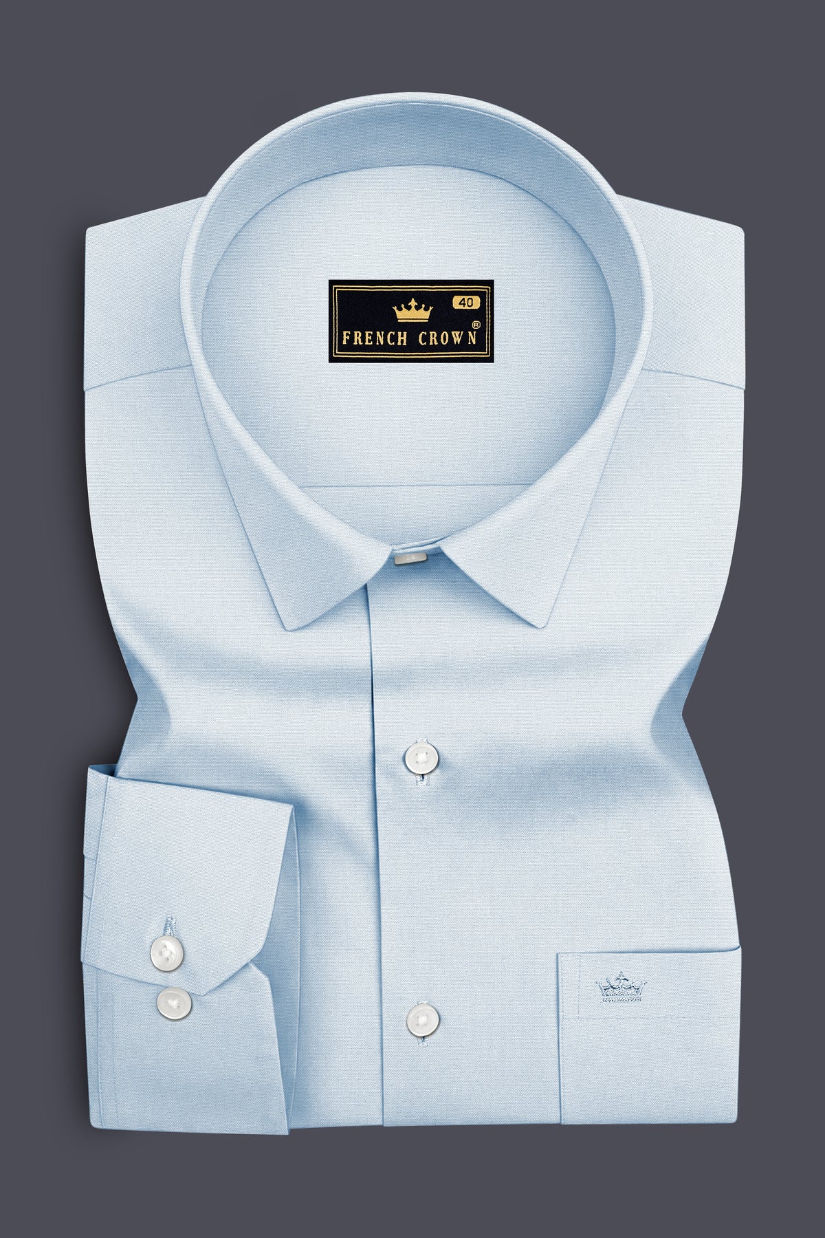 Maris-Tropical Blue Premium Giza Cotton Dress Shirt