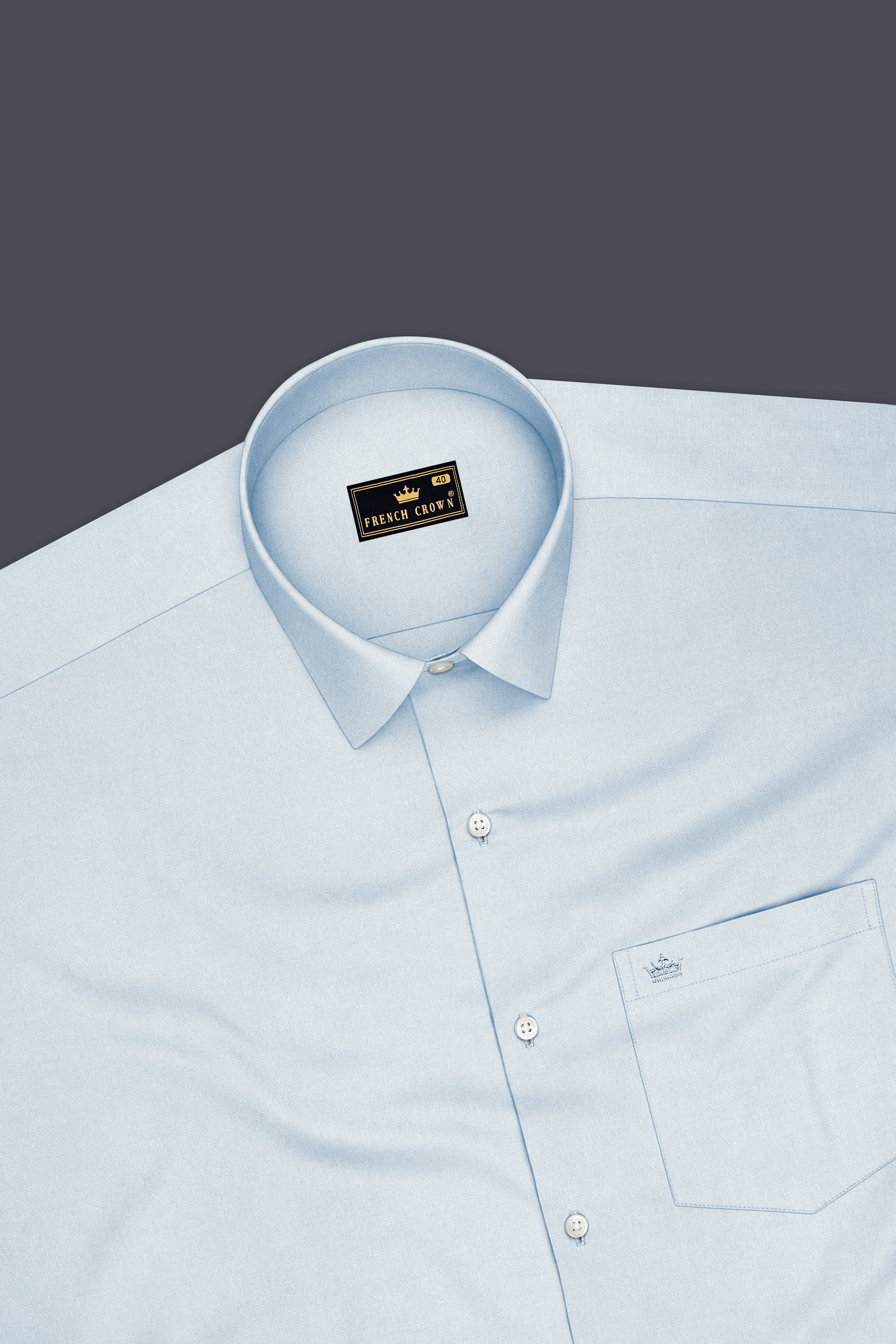 Maris-Tropical Blue Premium Giza Cotton Dress Shirt