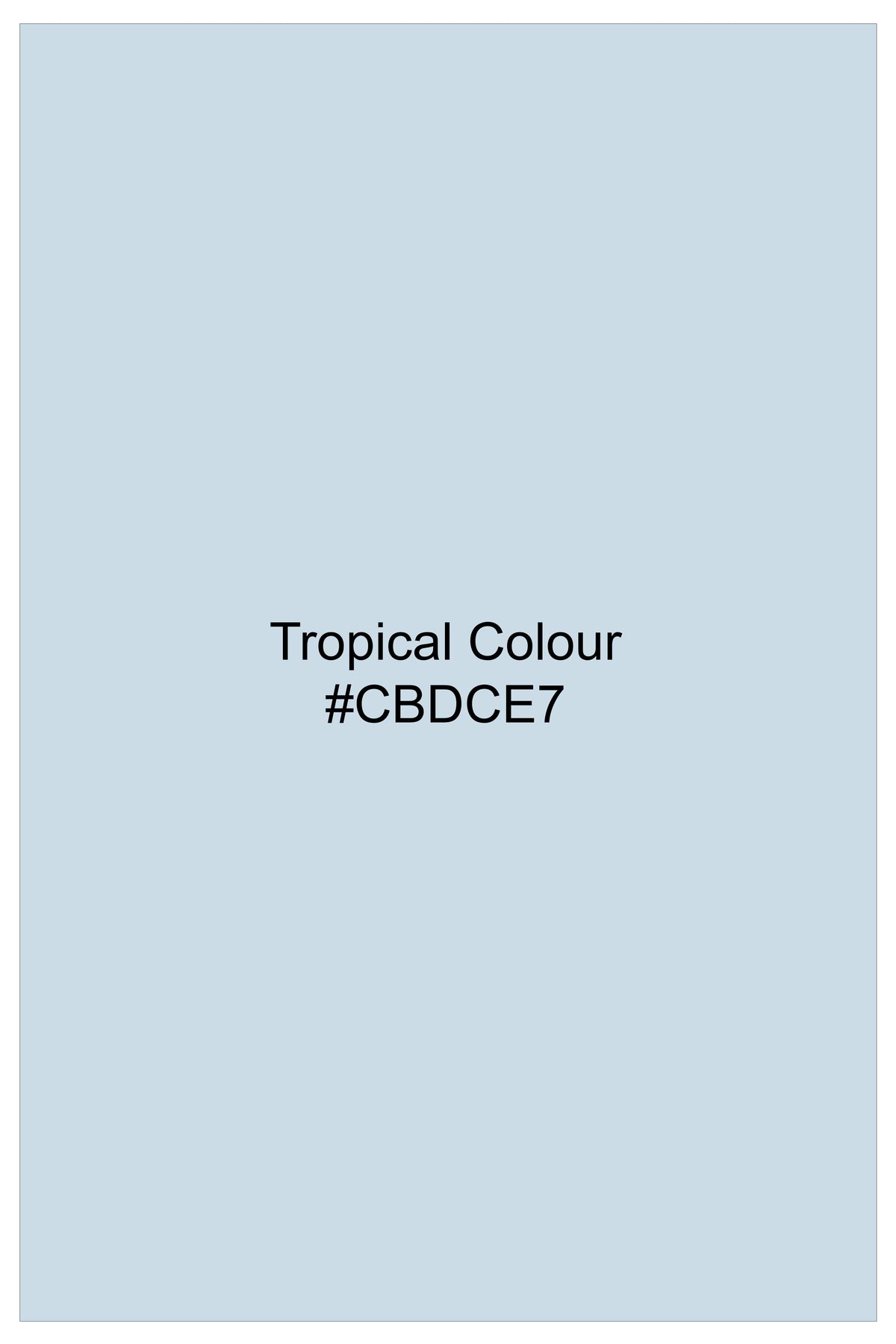 Maris-Tropical Blue Premium Giza Cotton Dress Shirt