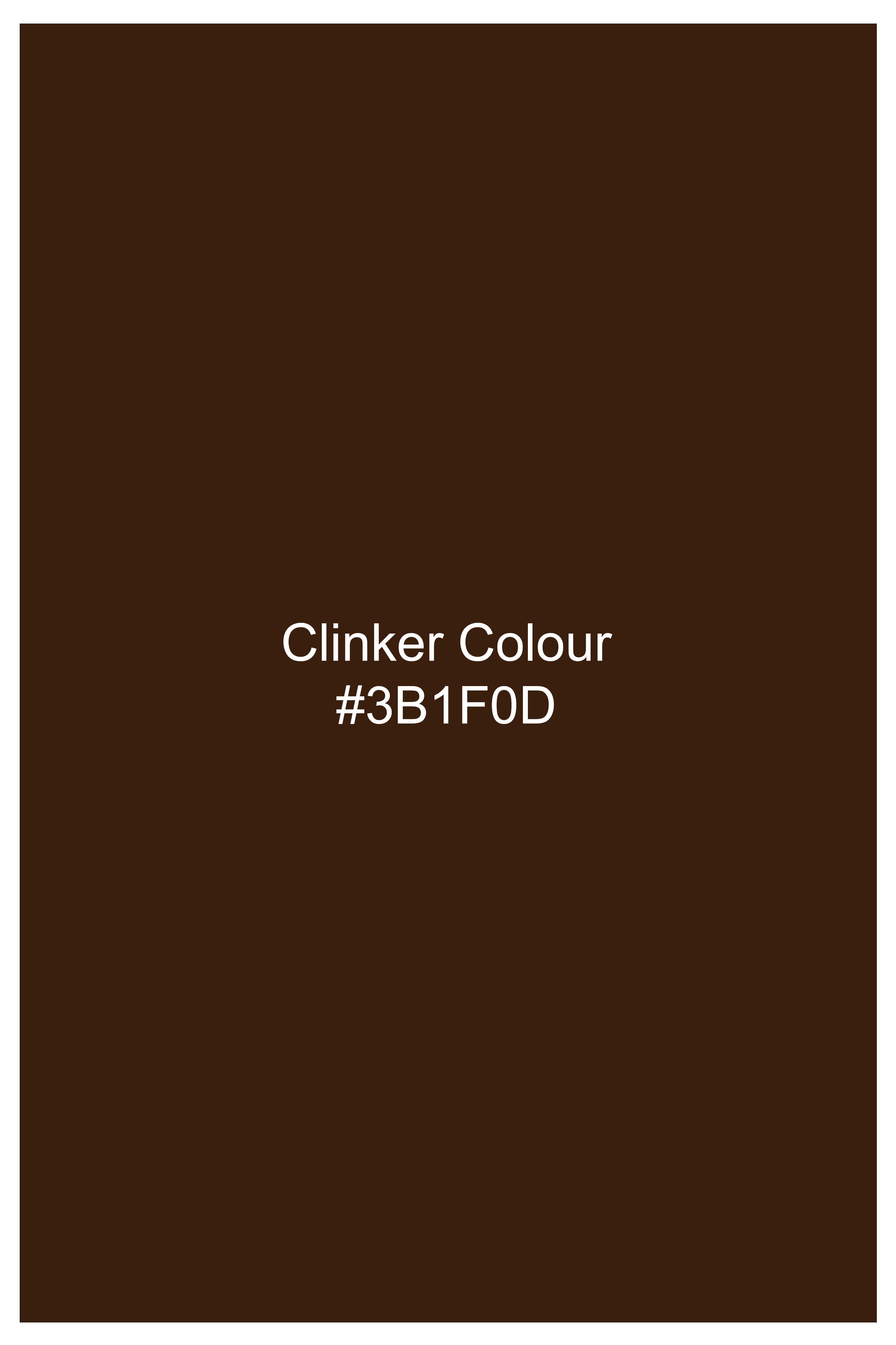 Terrene-Clinker Brown Linen-Cotton Blend Dress Shirt