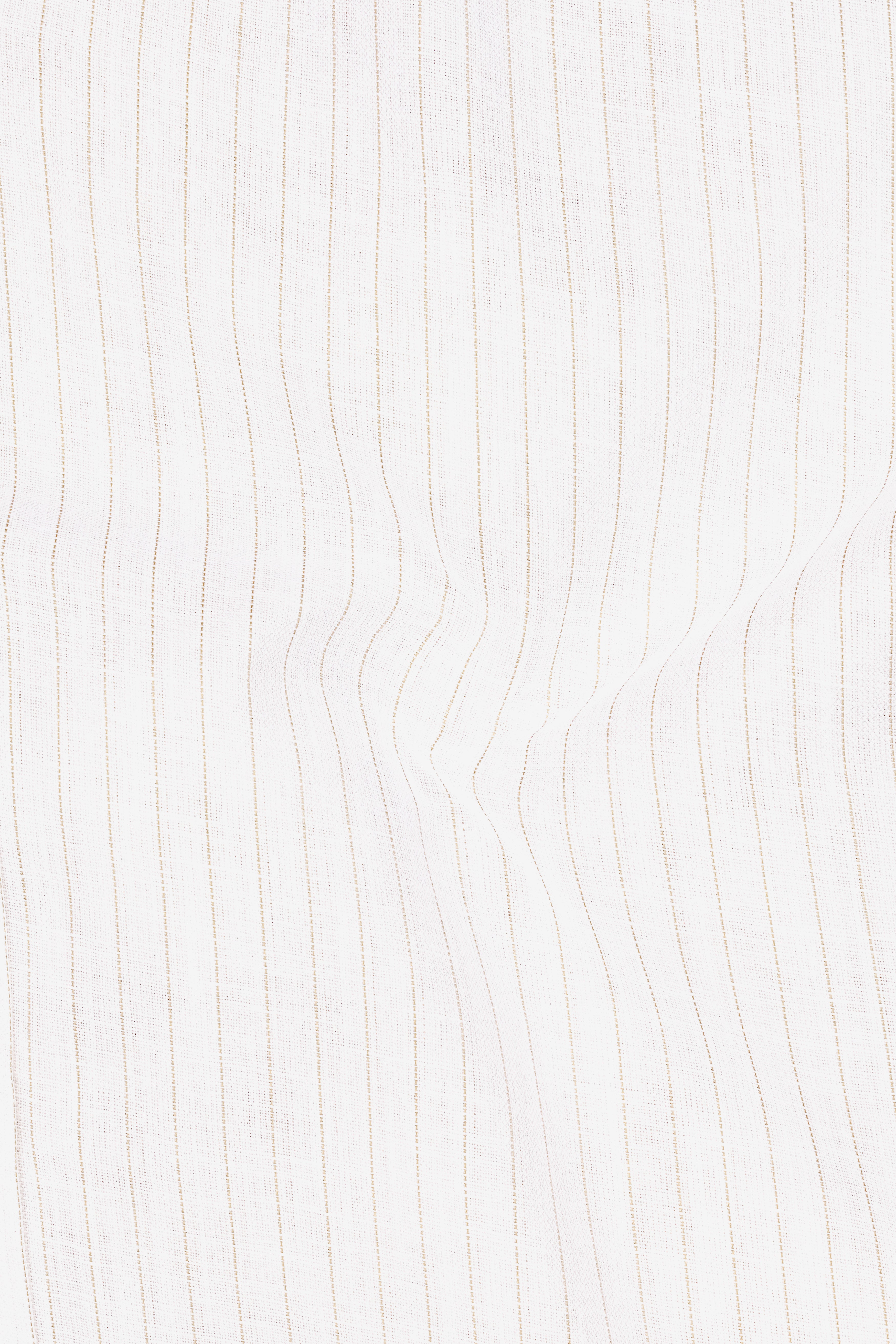 Siena-Bright White And Quicksand Brown Pin Striped Luxurious Linen Button Down Dress Shirt