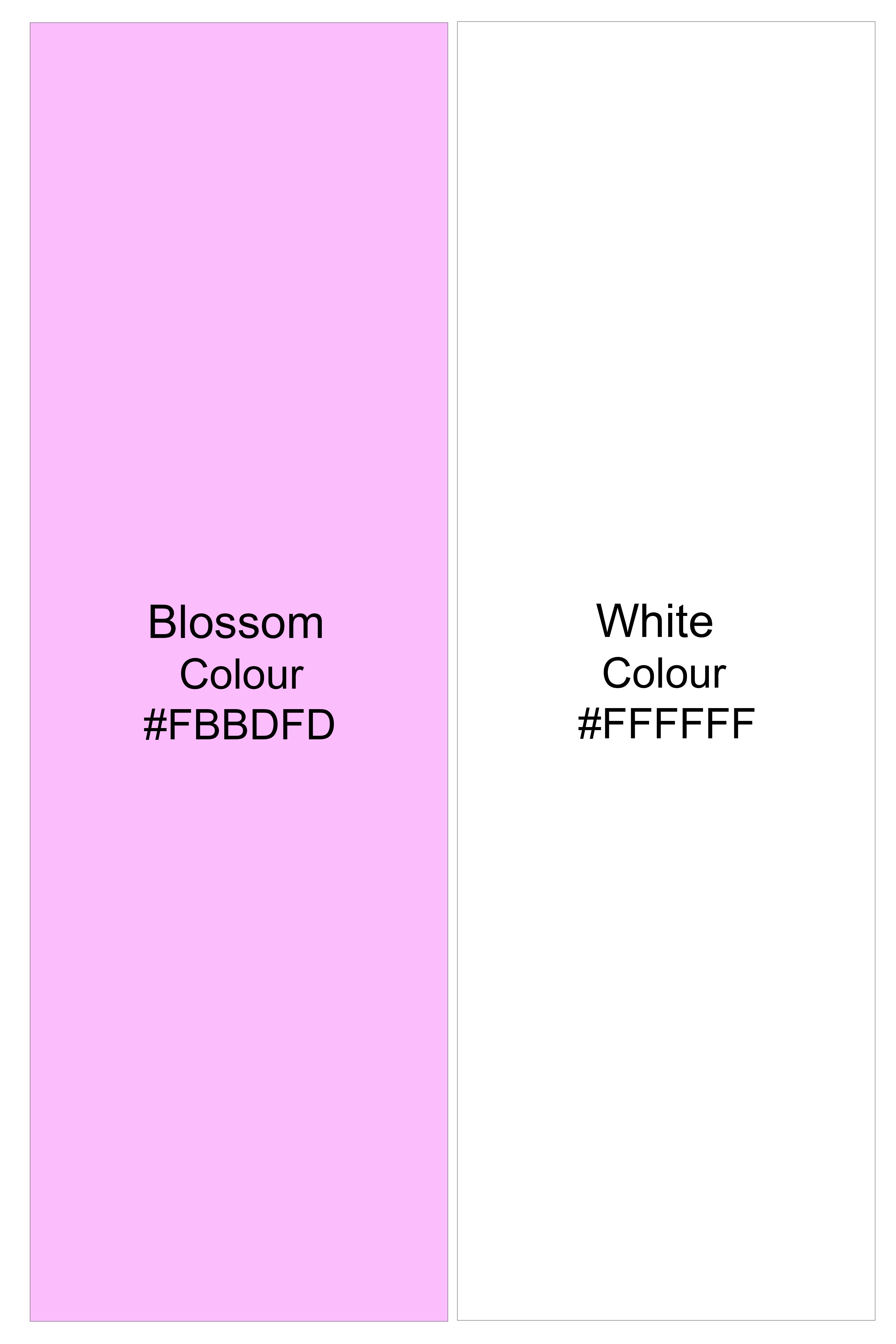 Rosario-Blossom Pink And Bright White Pin Striped Subtle Sheen Premium Cotton White Cuff Collar Dress Shirt