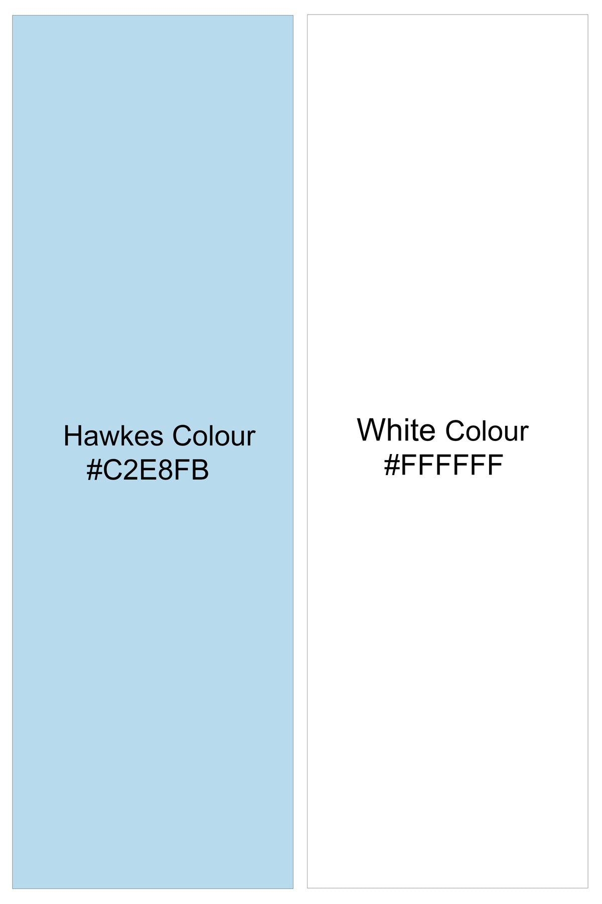 Striata-Hawkes Blue and Bright White Pin Striped Subtle Sheen Super Soft Premium Cotton Dress Shirt
