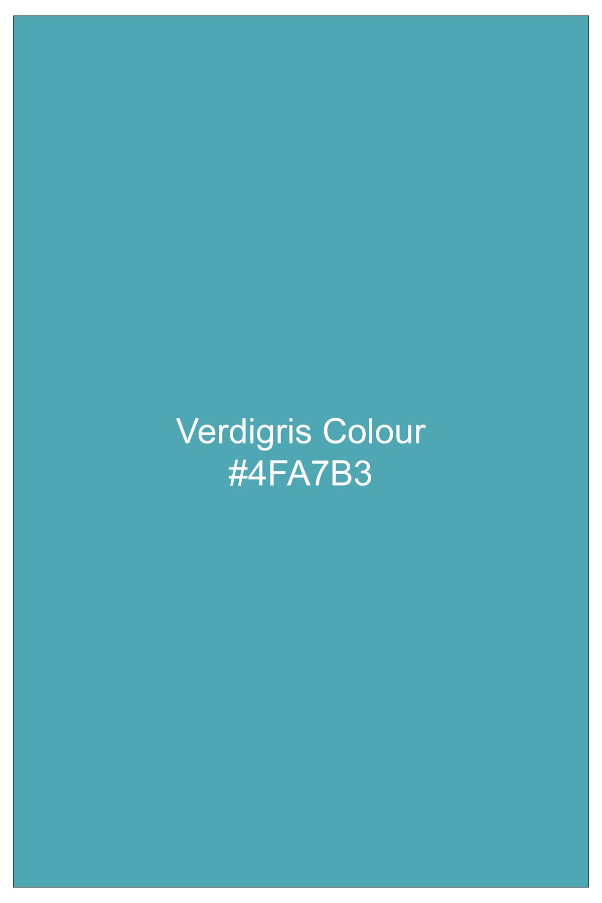 Aureon-Verdigris Blue Dobby Textured Premium Giza Cotton Dress Shirt