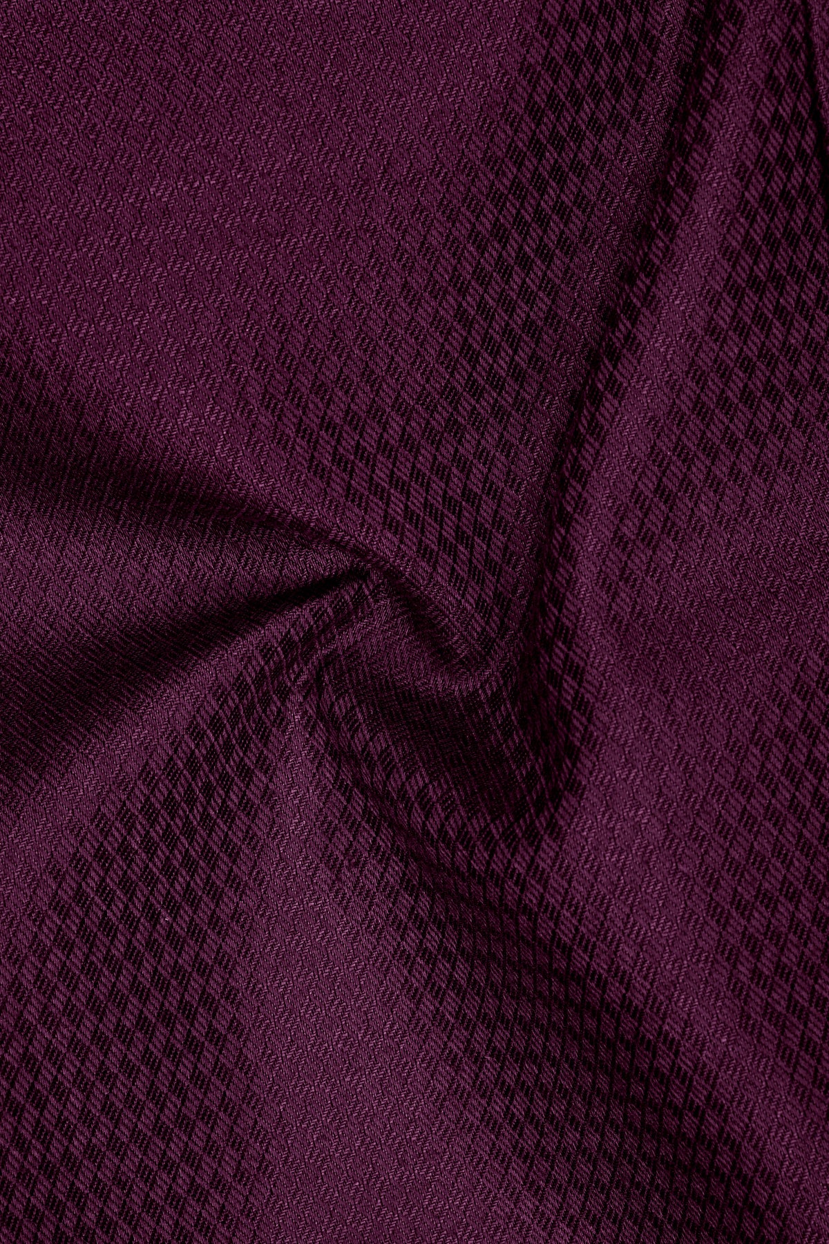 Velaris-Asphalt Purple Jacquard Textured Premium Cotton Dress Shirt