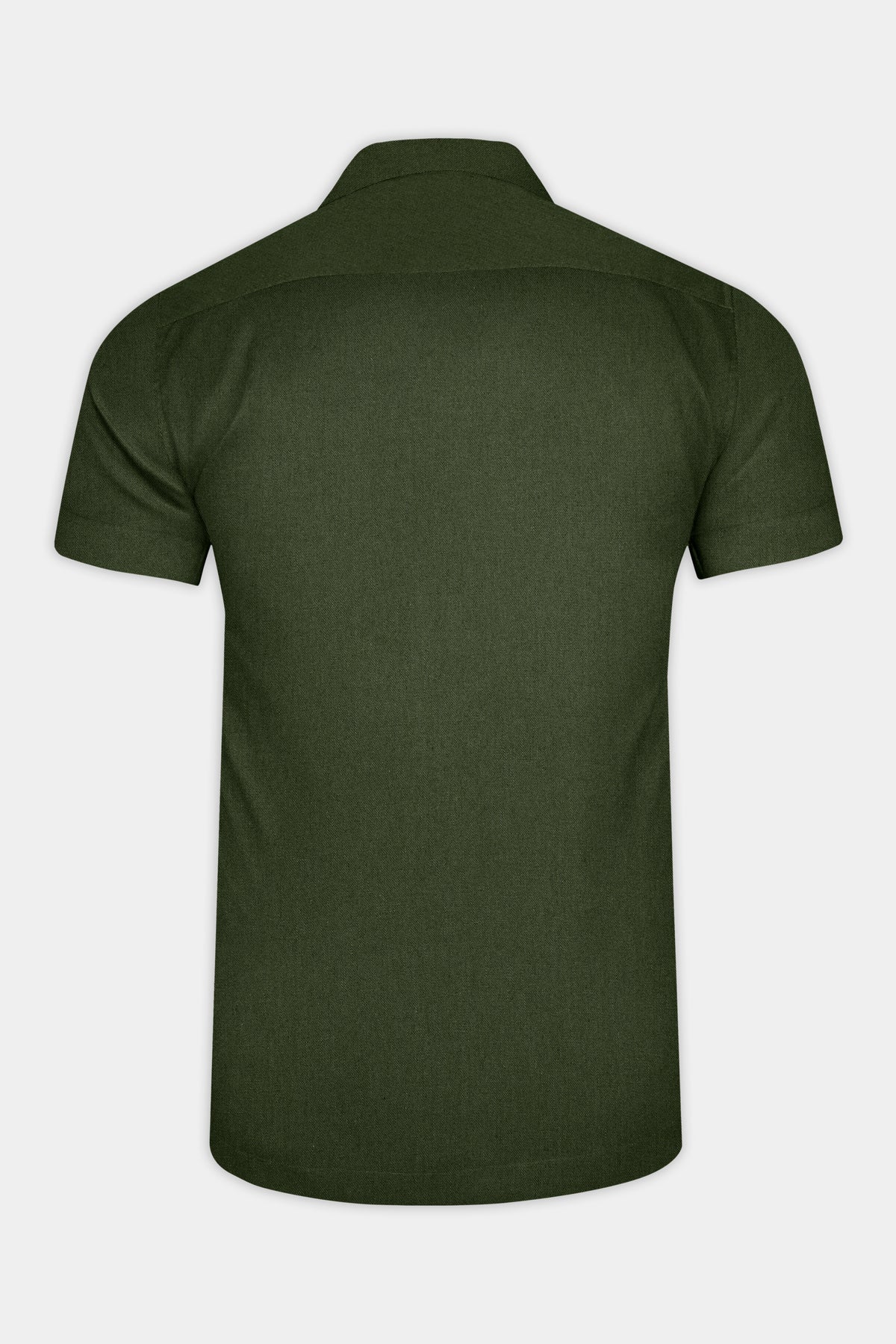 Sylvara-Merlin Green Premium Giza Cotton Cut Away Dress Shirt