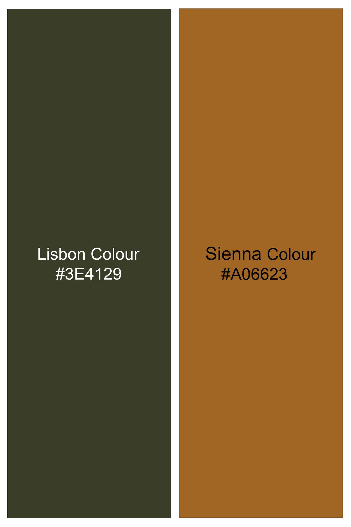 Terra-Lisbon Green And Sienna Brown Striped Luxurious Linen Mandarin Casual Shirt