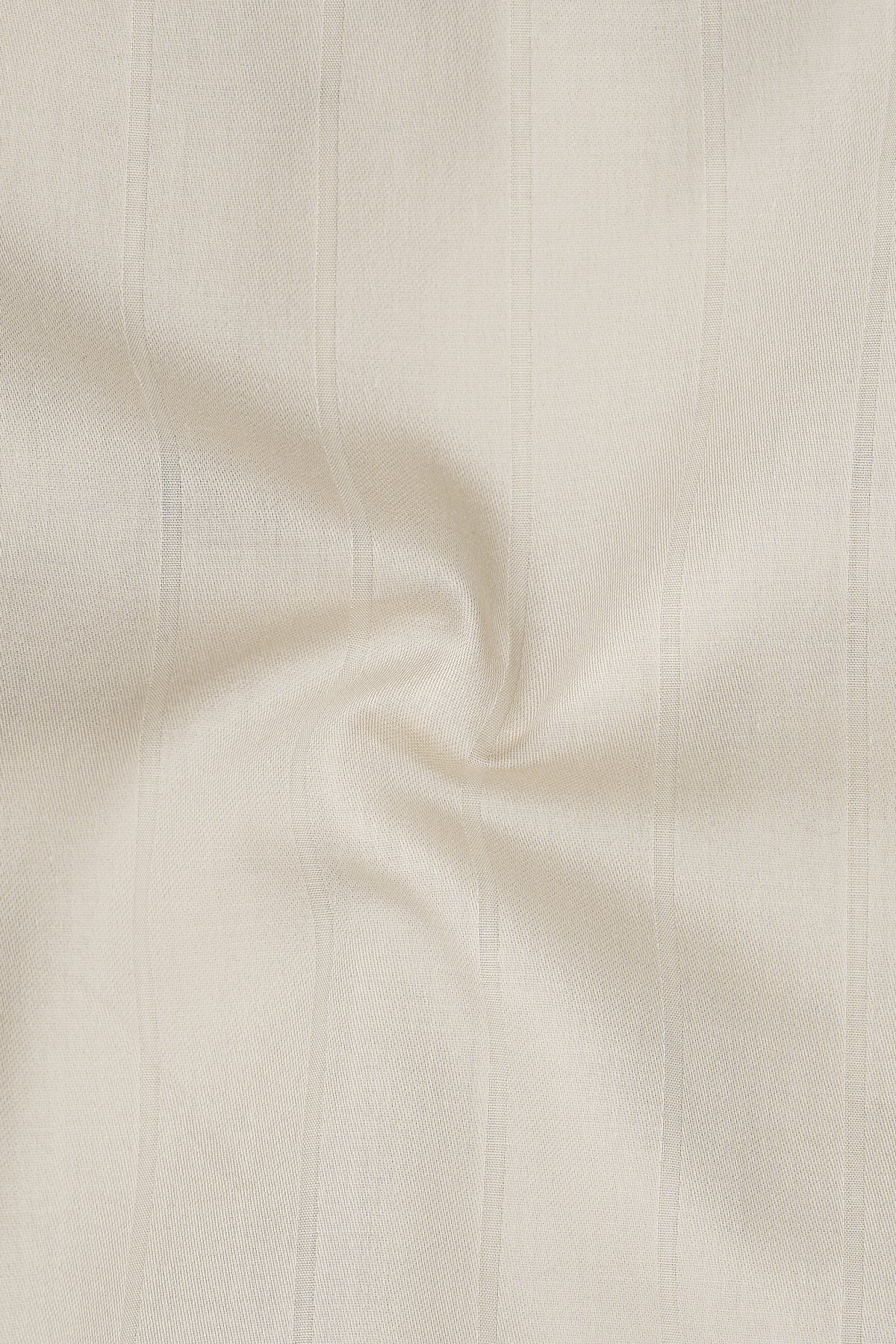 Striata-Dust Cream Dobby Striped Premium Giza Cotton Dress Shirt