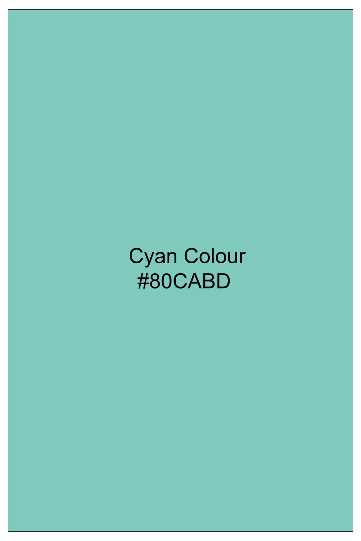 Celes-Cyan Blue Herringbone Textured Premium Cotton Dress Shirt