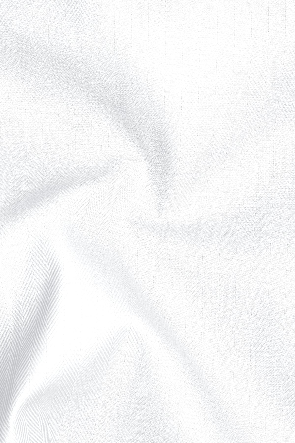 Monarch-Bright White Herringbone Textured Premium Cotton Dress Shirt