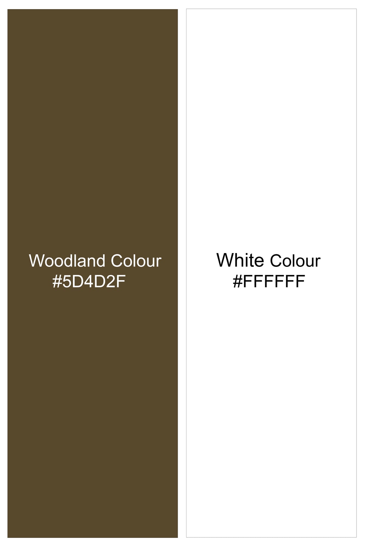 Heirloom-Woodland Brown And Bright White Heritage Monogram Printed Subtle Sheen Super Soft Premium Cotton Casual Shirt