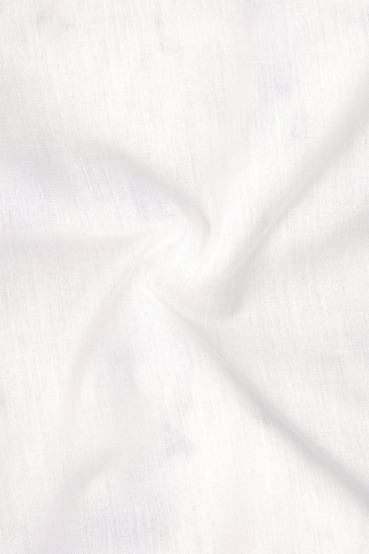 Verity-Bright White Poplin Giza Cotton Dress Shirt