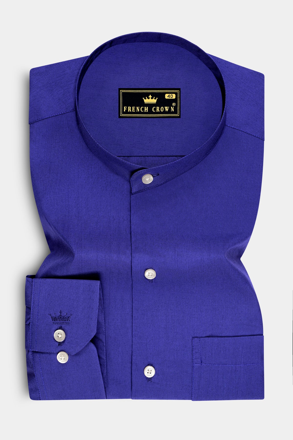 Cerulean-Jacarta Blue Poplin Premium Cotton Casual Shirt