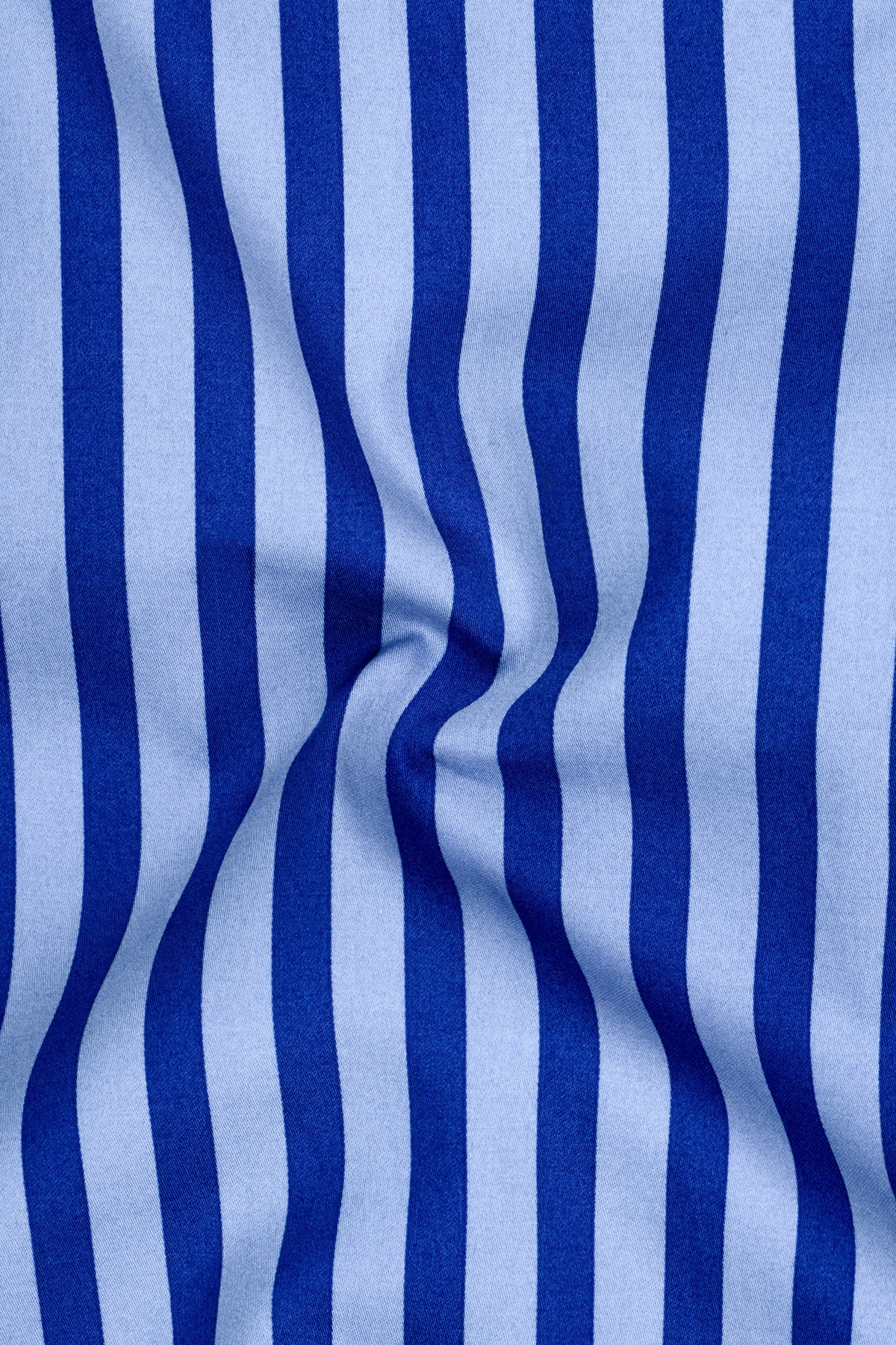 Striata-Marine Blue Bengal Striped Super Soft Premium Cotton Dress Shirt