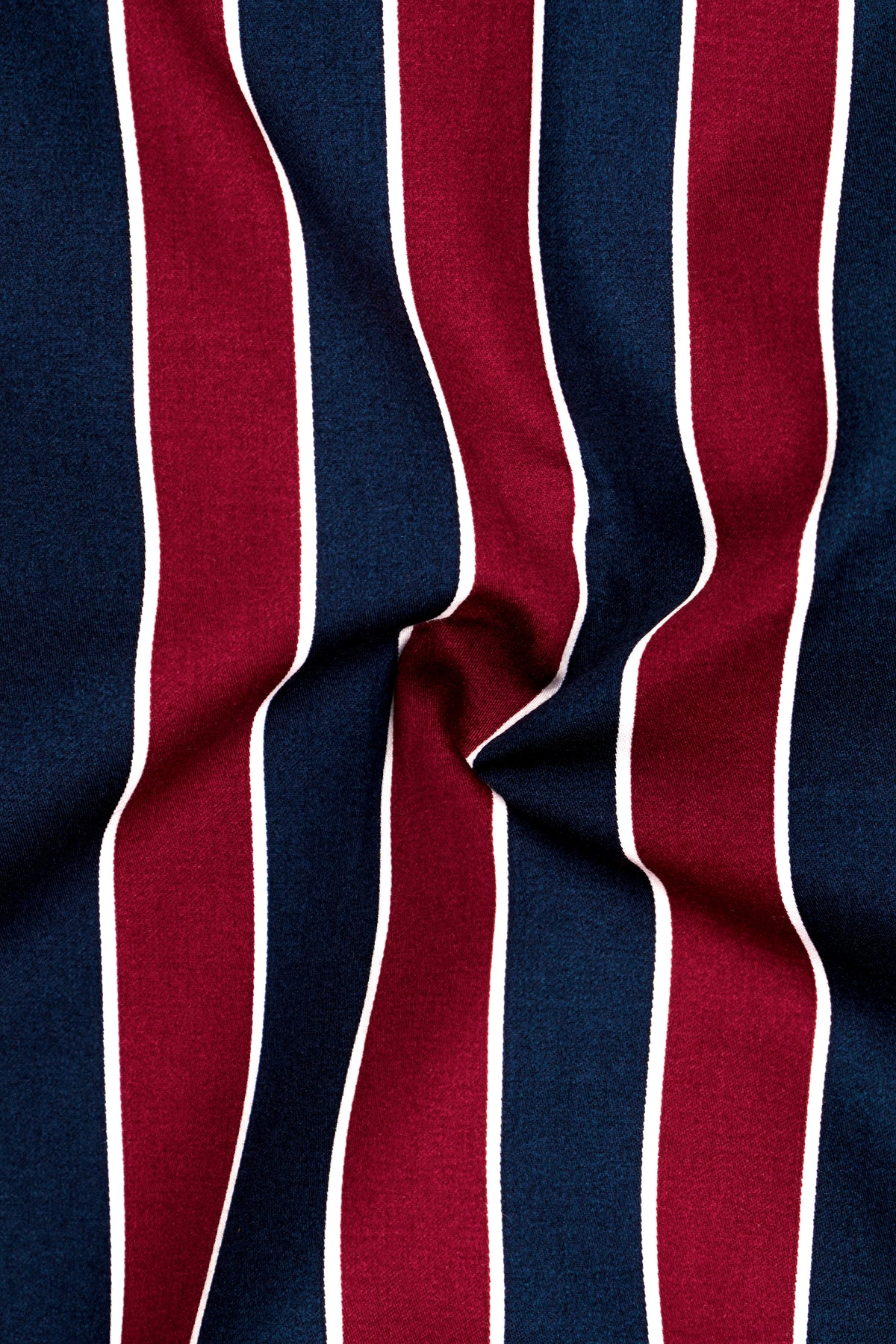 Montclair-Merlot Maroon And Ebony Blue Bengal Striped Super Soft Premium Cotton Dress Shirt