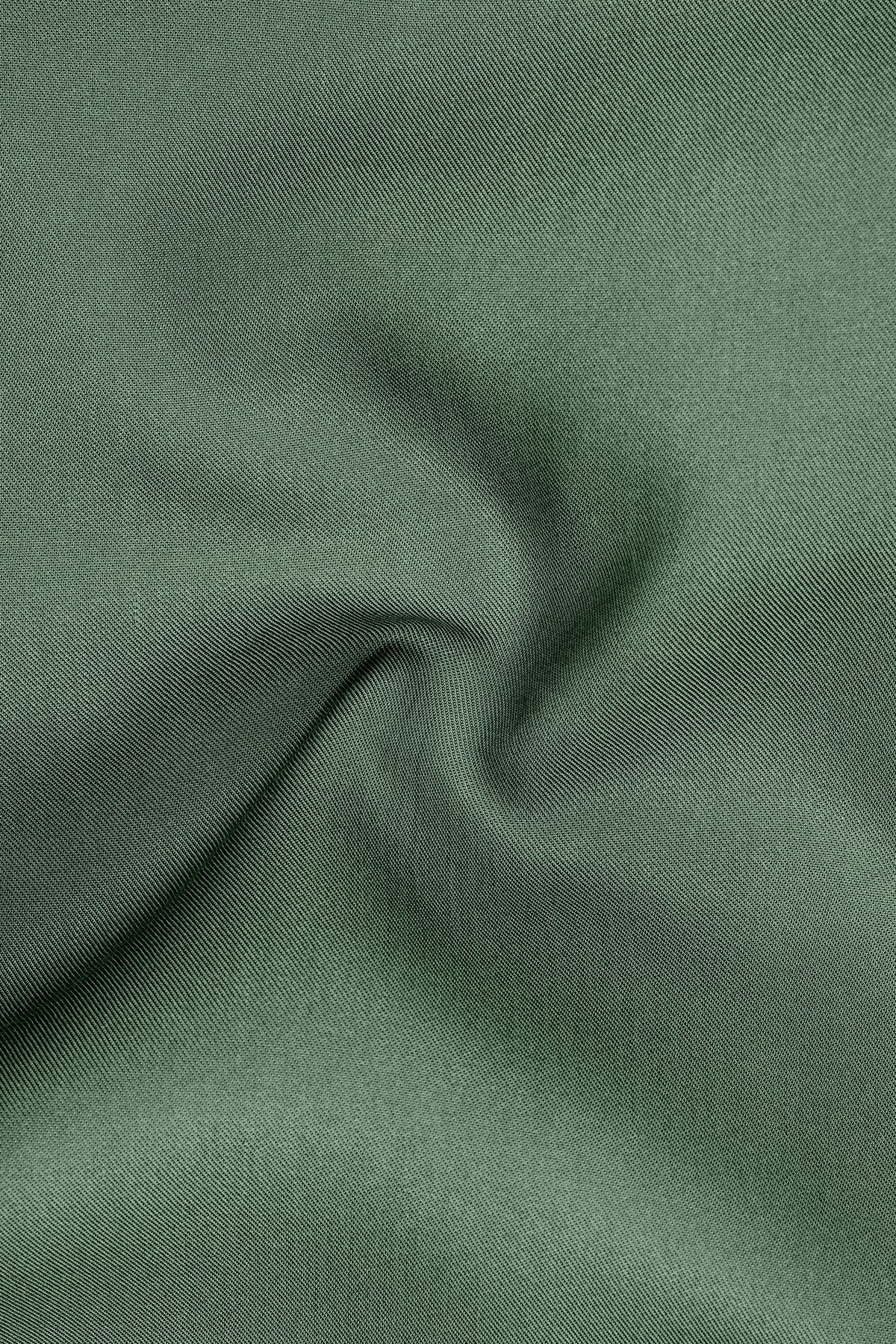Viridis-Hazel Green Super Soft Tencel Semi Formal Shirt