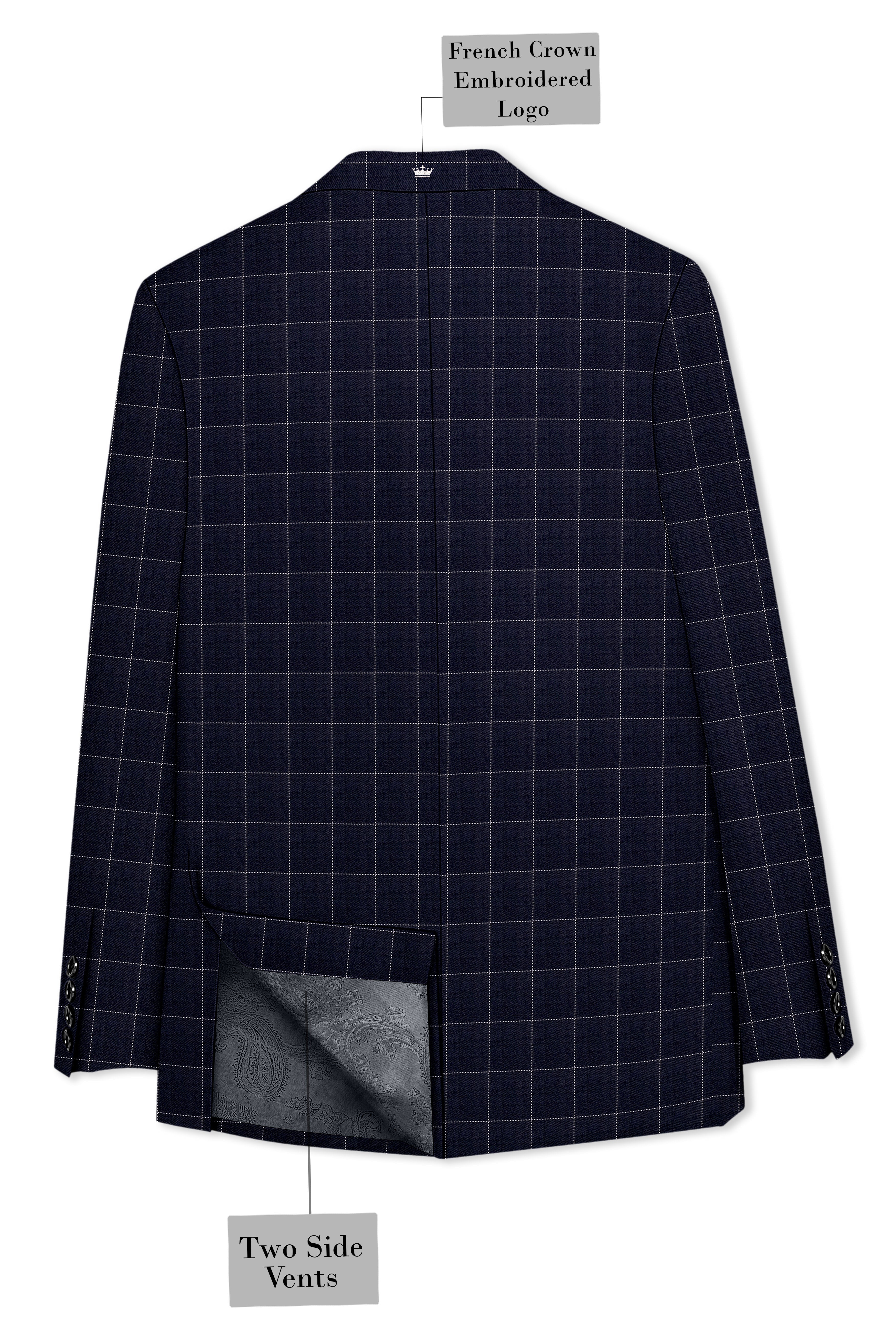 Thunder Blue Windowpane Suit