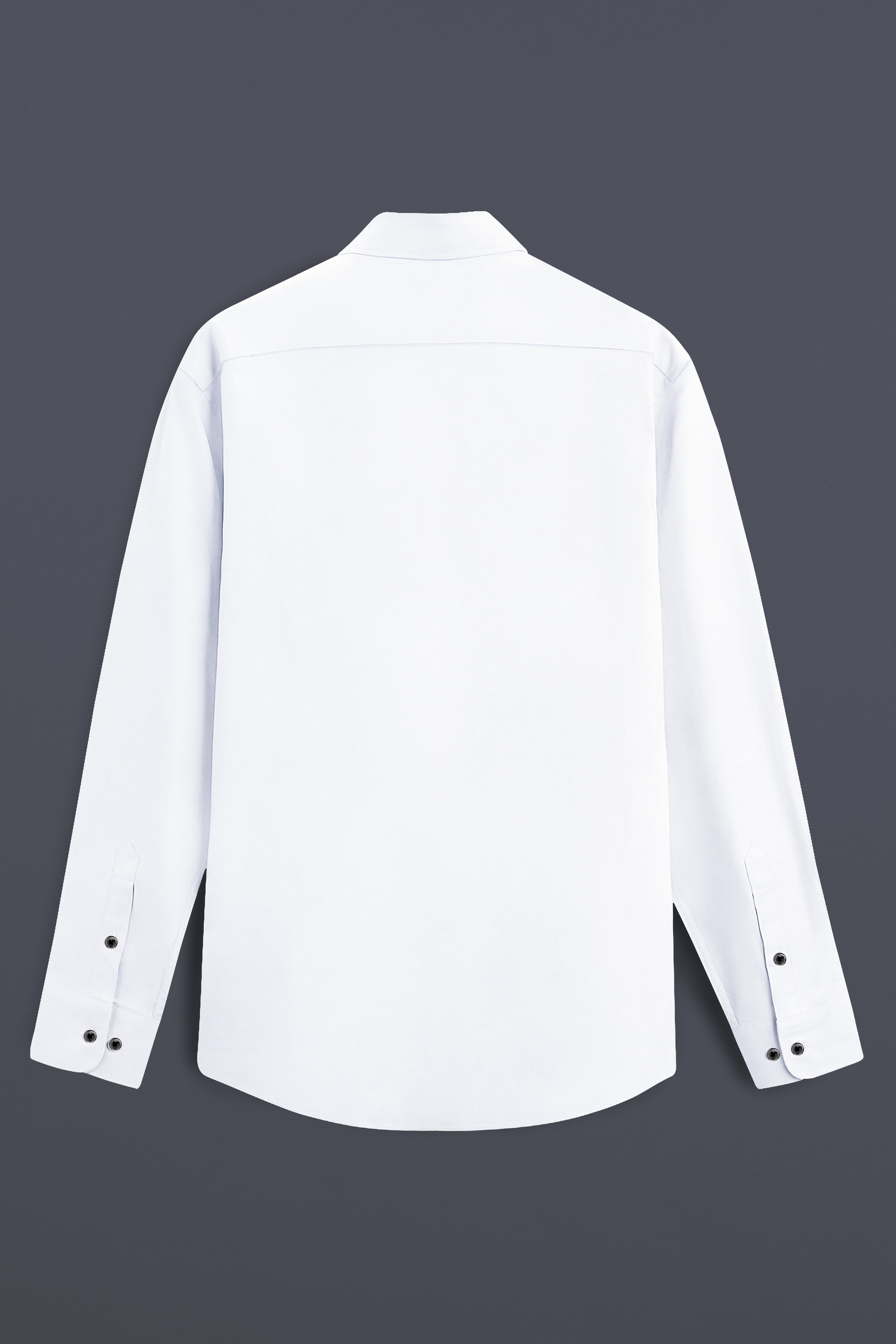 Bright White Luxurious Linen Shirt