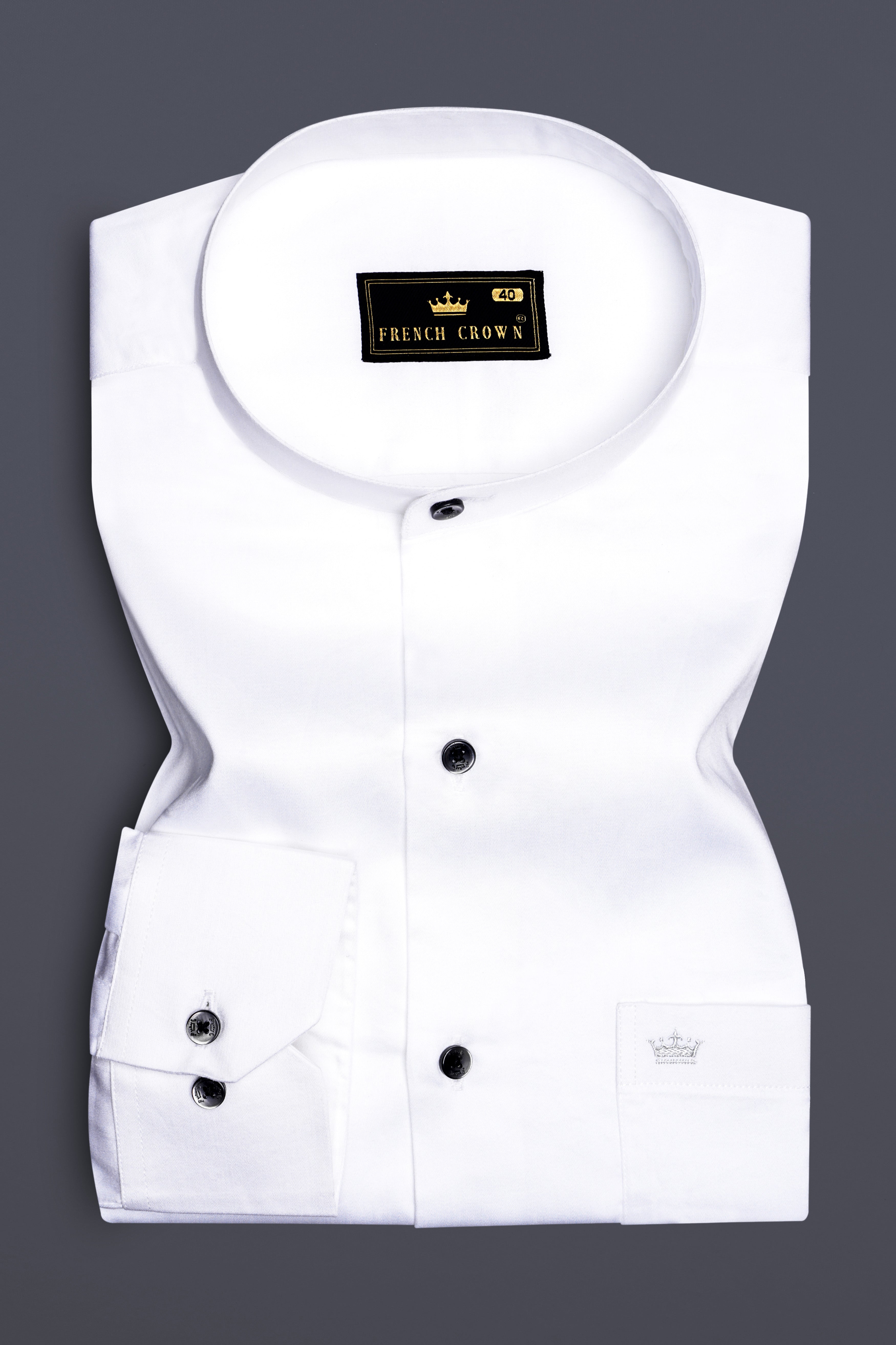Bright White Super Soft Giza Cotton Evening Shirt