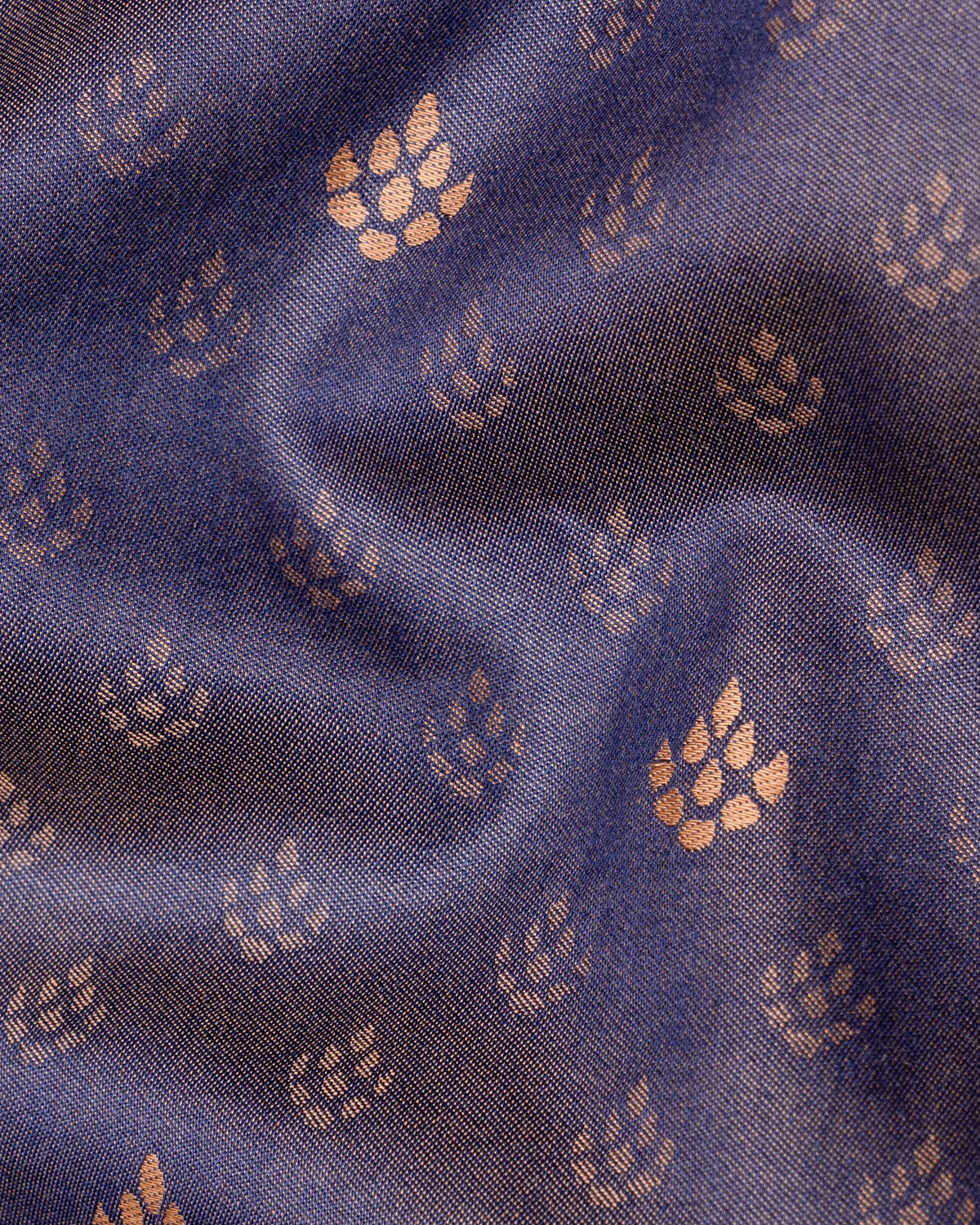 Kimberley Blue Jacquard Textured Premium Giza Cotton Shirt