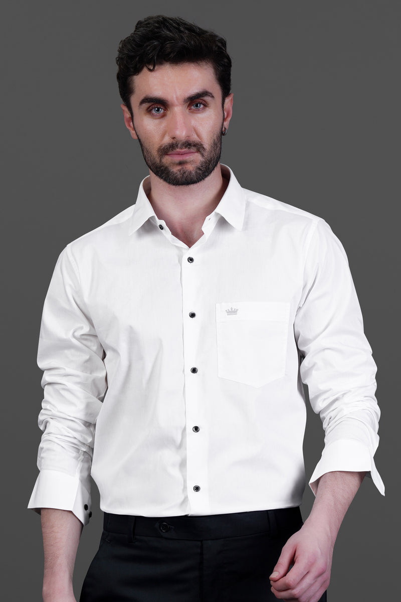 Bright White Shirts For Men