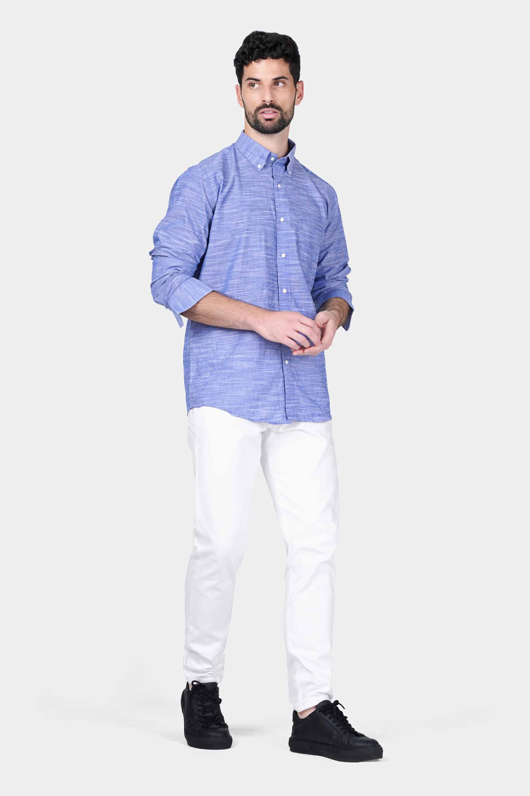 Periwinkle Blue Brand Name Embroidered Luxurious Linen Designer Shirt 5660-BD-E284-38, 5660-BD-E284-H-38, 5660-BD-E284-39, 5660-BD-E284-H-39, 5660-BD-E284-40, 5660-BD-E284-H-40, 5660-BD-E284-42, 5660-BD-E284-H-42, 5660-BD-E284-44, 5660-BD-E284-H-44, 5660-BD-E284-46, 5660-BD-E284-H-46, 5660-BD-E284-48, 5660-BD-E284-H-48, 5660-BD-E284-50, 5660-BD-E284-H-50, 5660-BD-E284-52, 5660-BD-E284-H-52