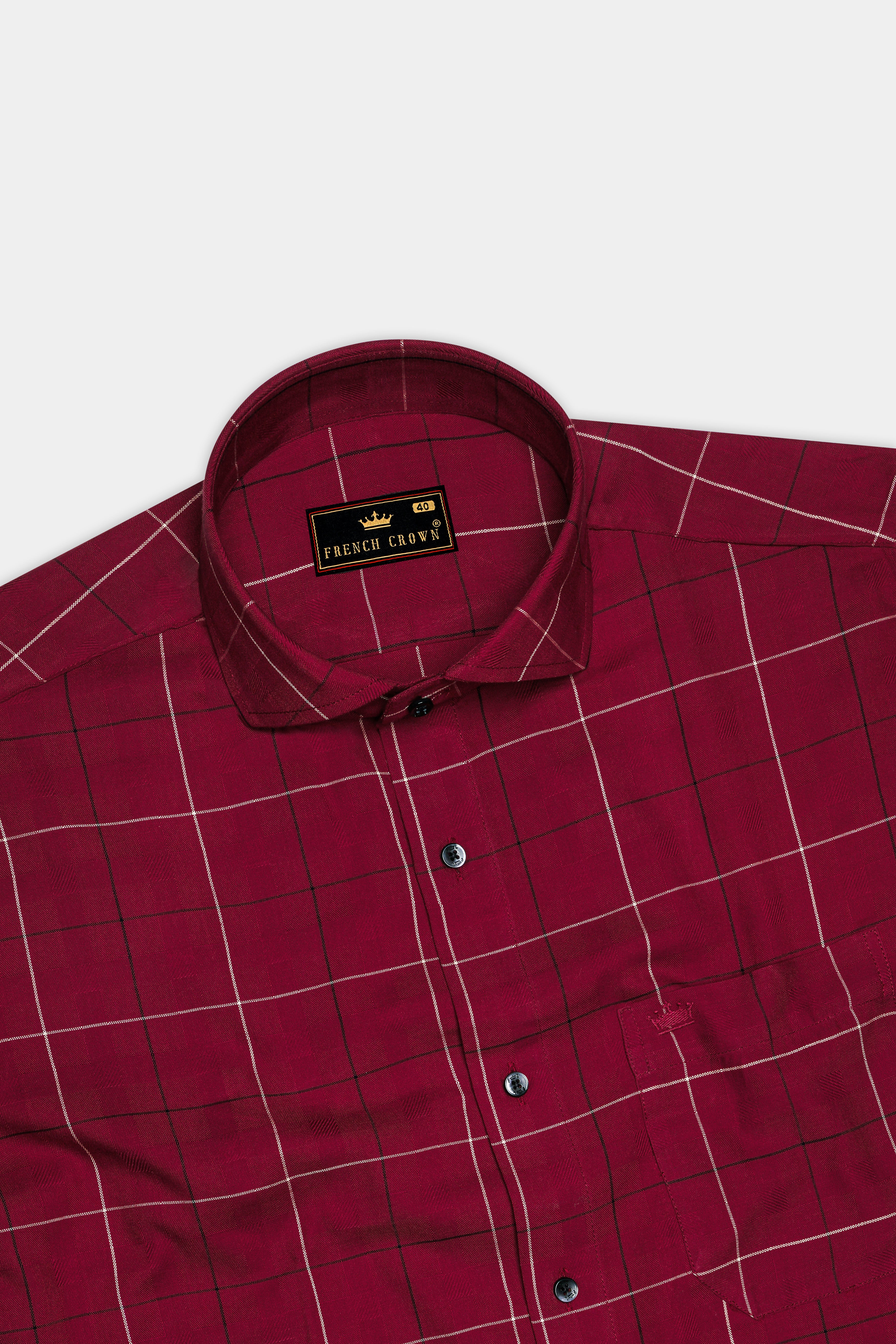 Cabaret windowpane Premium Cotton Shirt